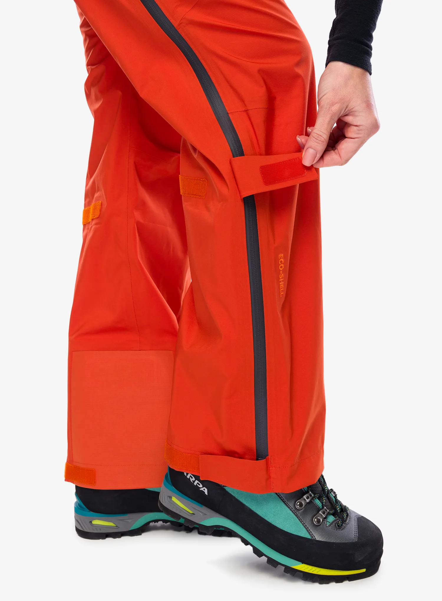 Moteriškos kelnės Fjallraven Bergtagen Lite Eco-Shell Trs  - hokkaido orange
