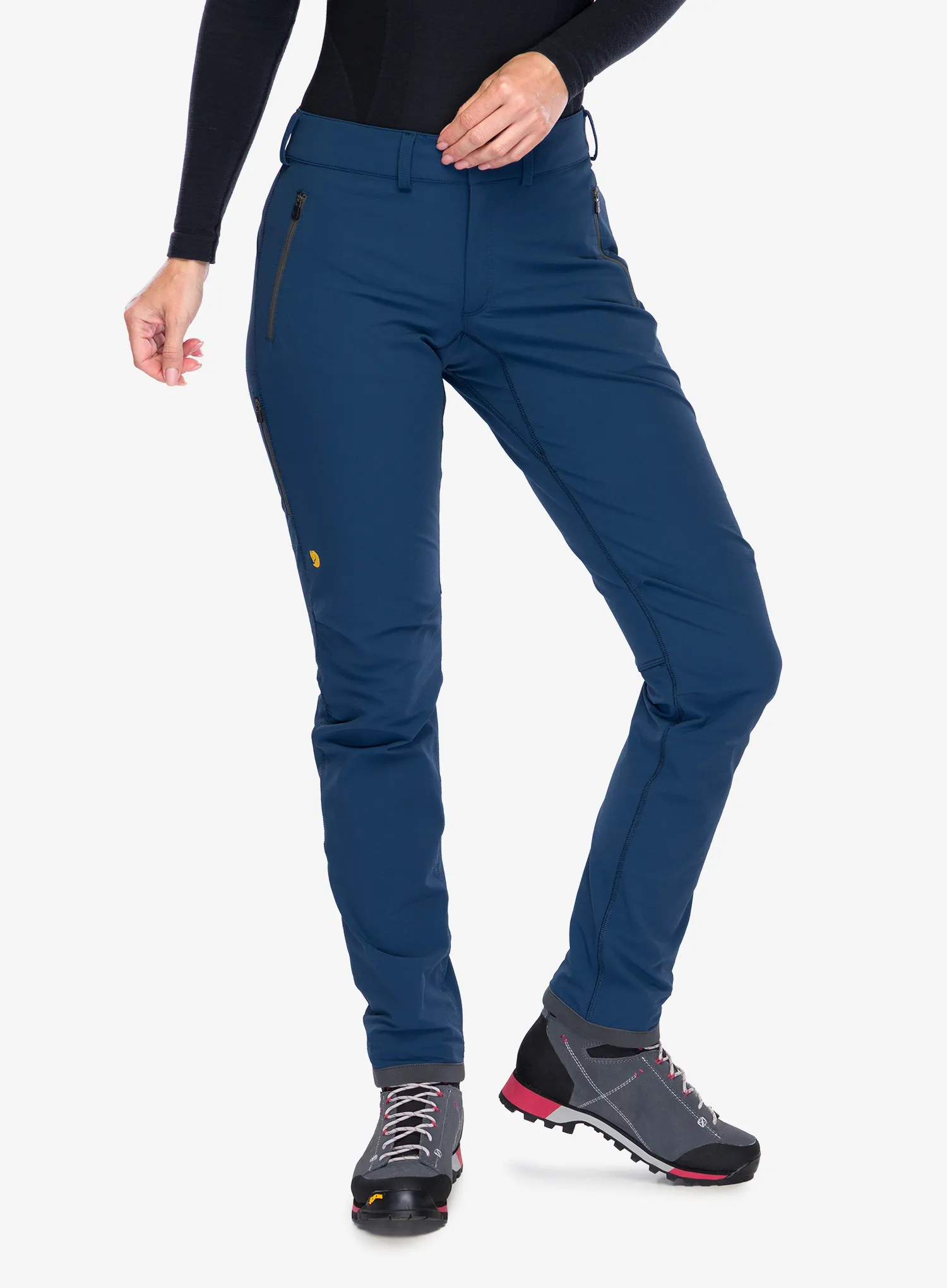 Moteriškos kelnės Fjallraven Bergtagen Stretch Trousers - mountain blue