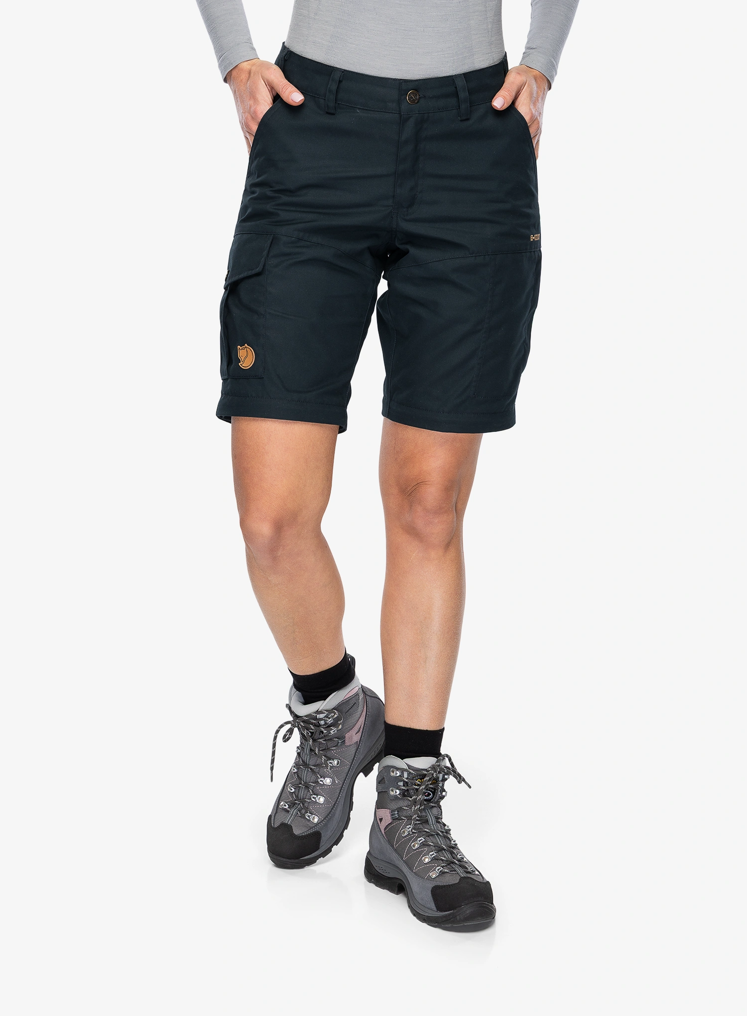 Moteriškos kelnės Fjallraven Karla Pro Zip-off Trousers - dark navy
