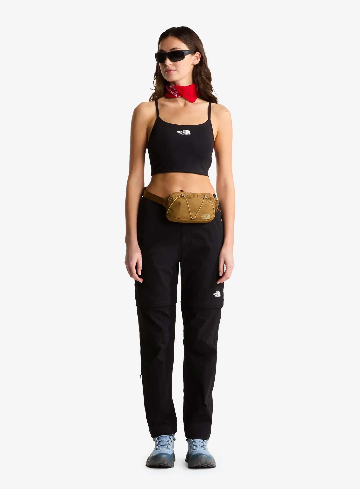 Moteriškos kelnės The North Face Exploration Reg Straight Convertible Pant - tnf black