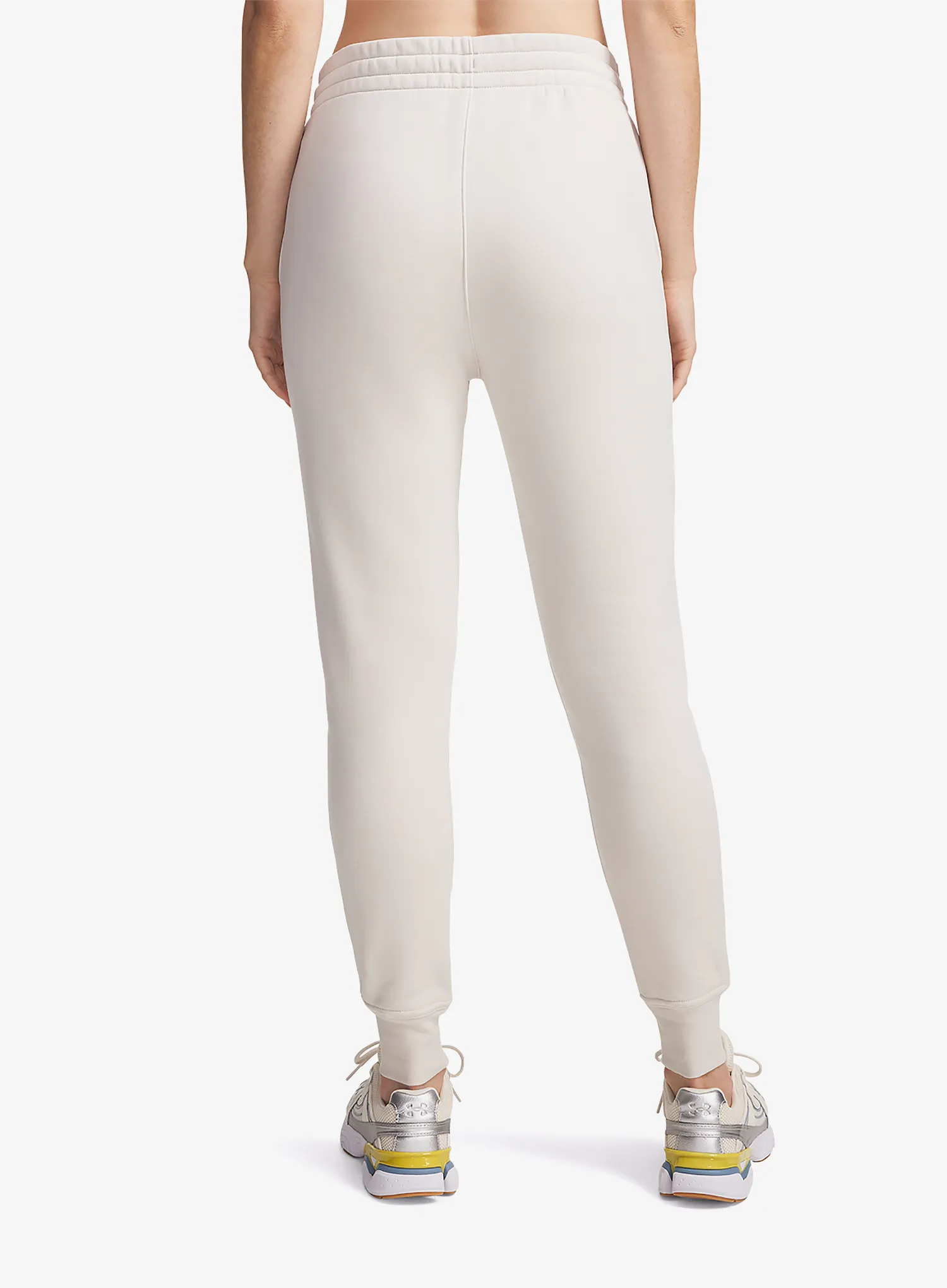 Moteriškos kelnės Under Armour Icon Fleece Jogger - summit white/white
