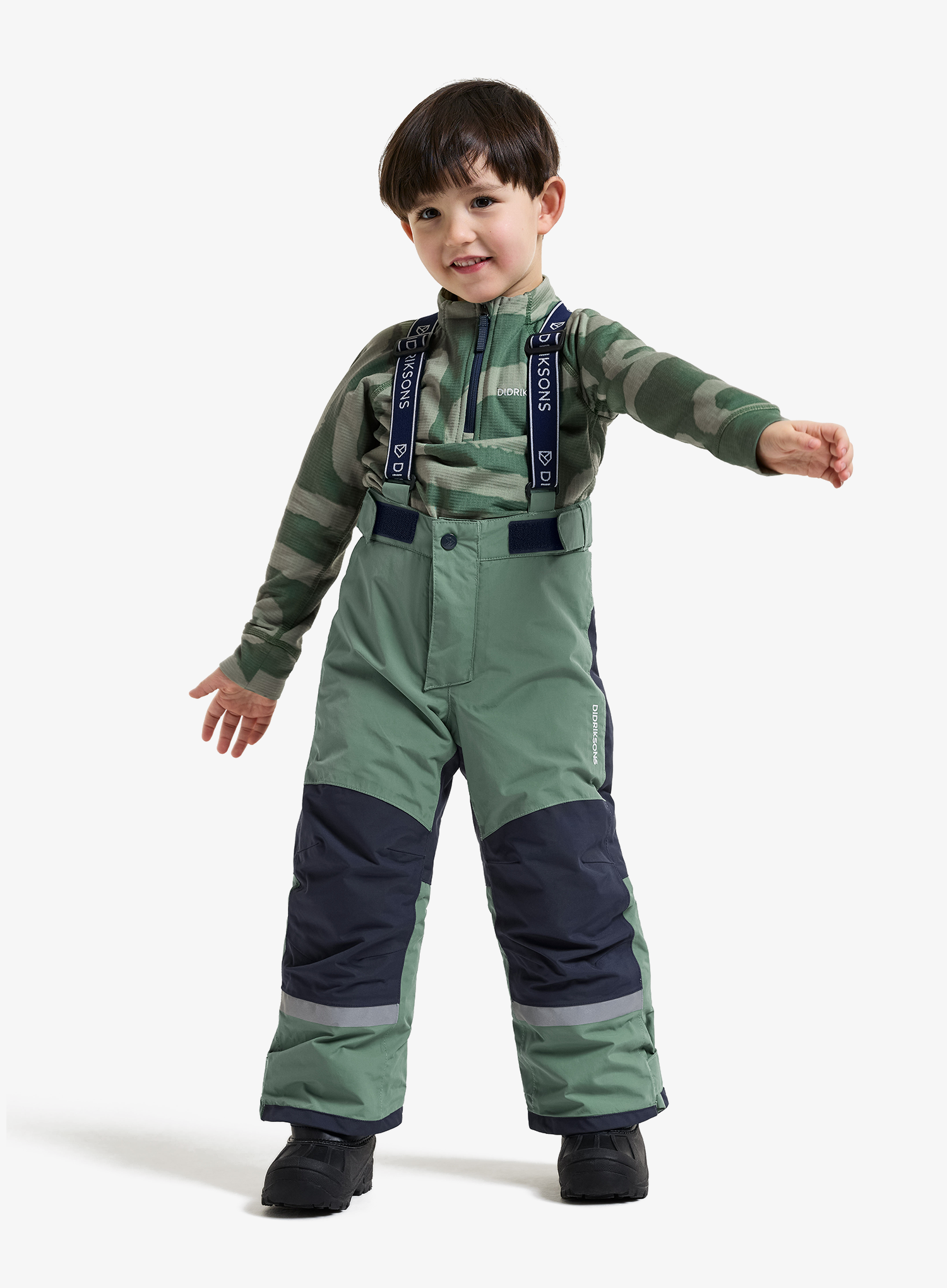 Vaikiškos kelnės Didriksons Idre Pants 7 - dark moss