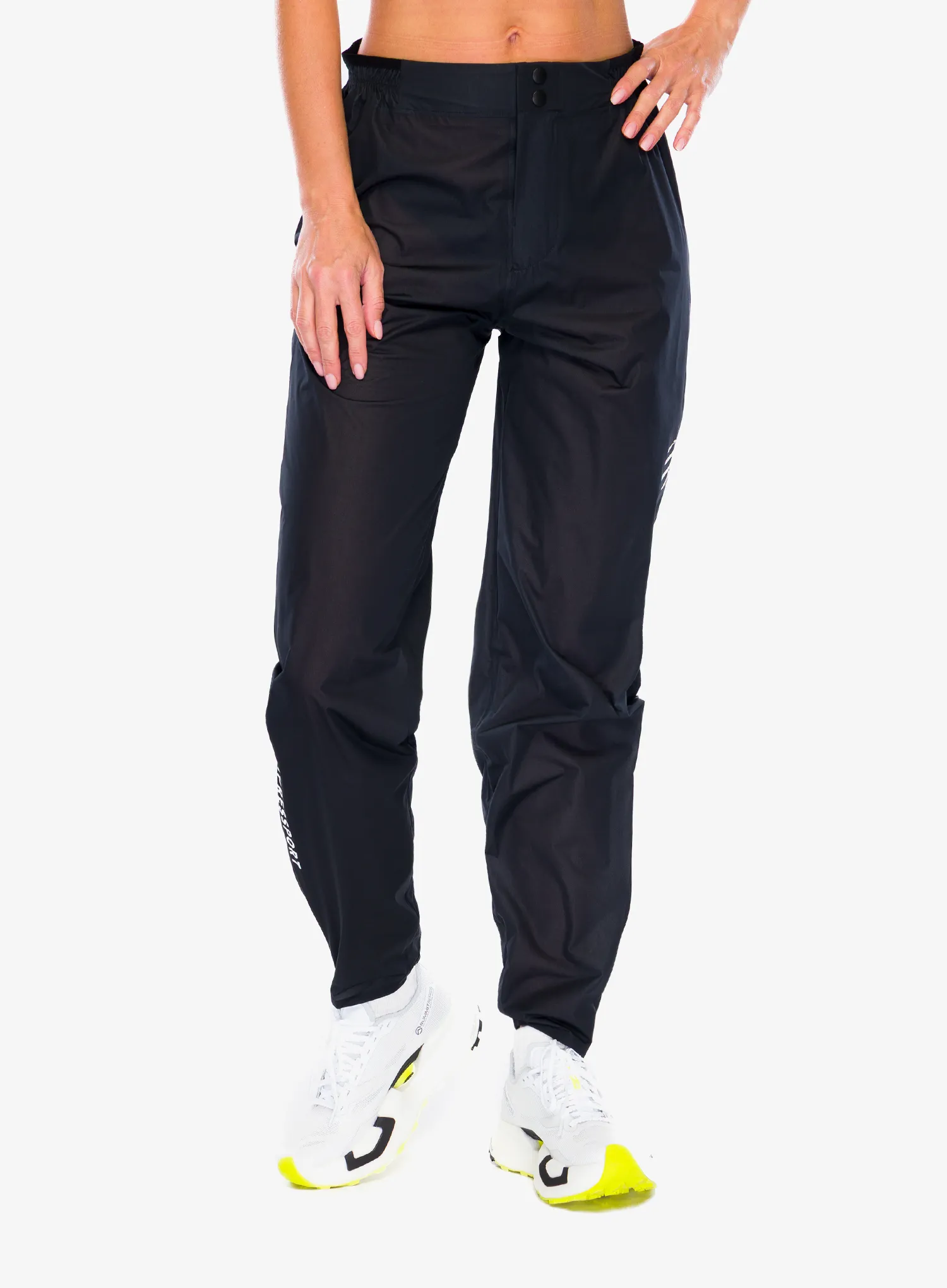 Kelnės bėgimui Compressport Hurricane Waterproof Pants 2.0 - black