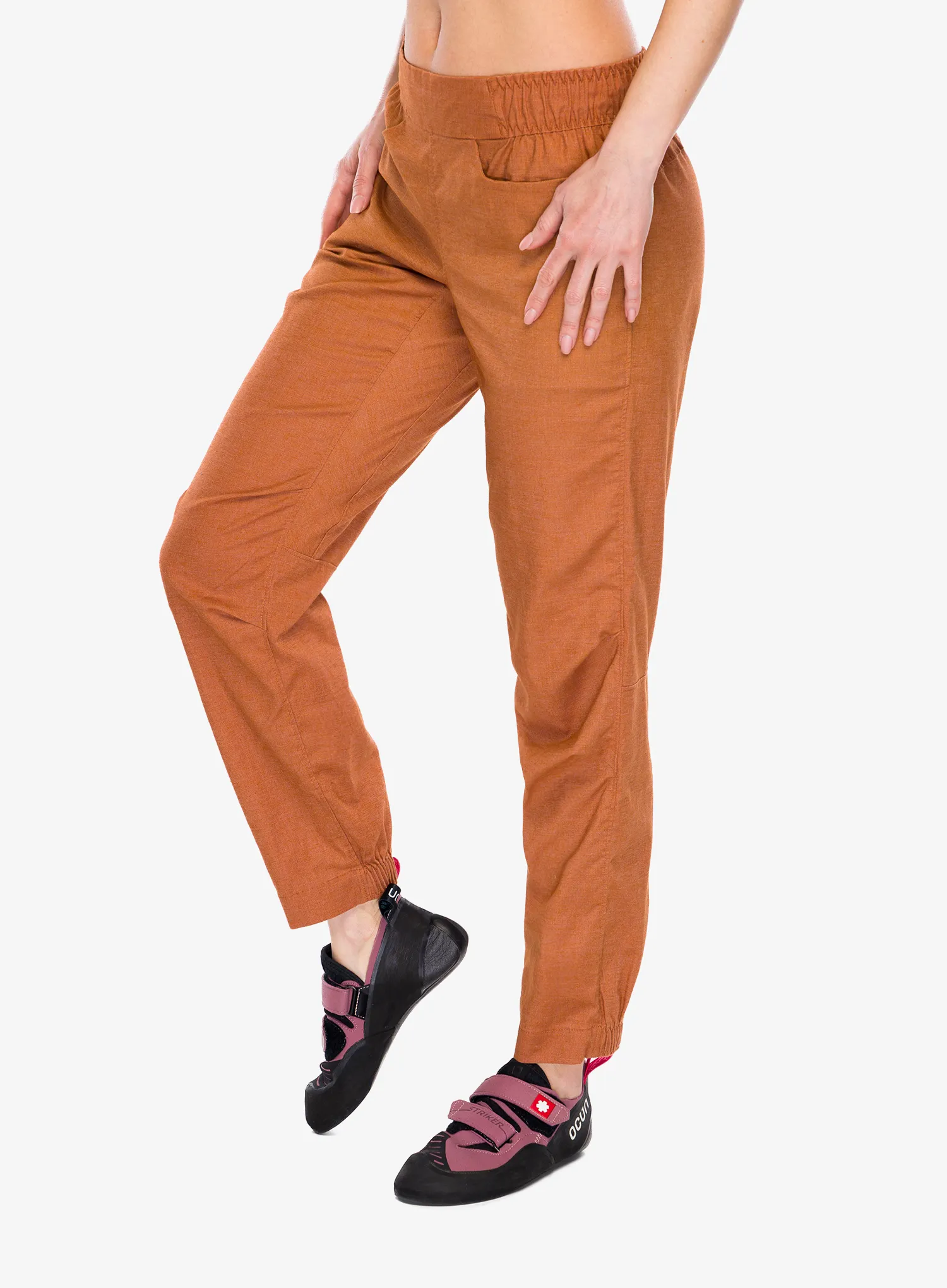 Moteriškos kelnės laipiojimui Patagonia Hampi Rock Pants - robin brown