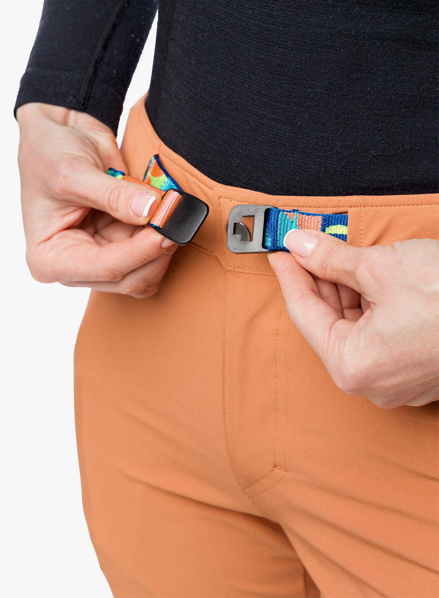 Lietaus kelnės moterims Patagonia Altvia Alpine Pants - sienna clay