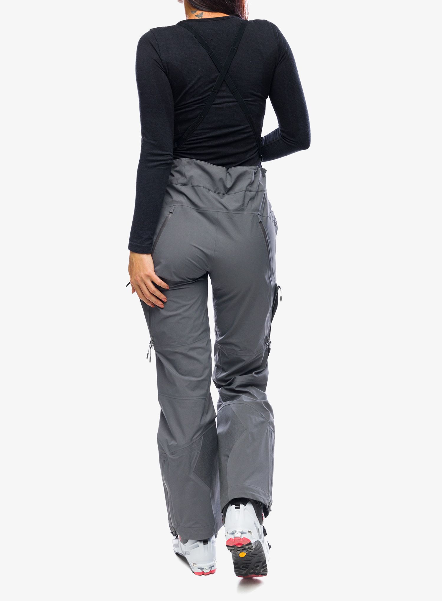 Softshell kelnės moterims BlackYak Hariana Pants - iron gate