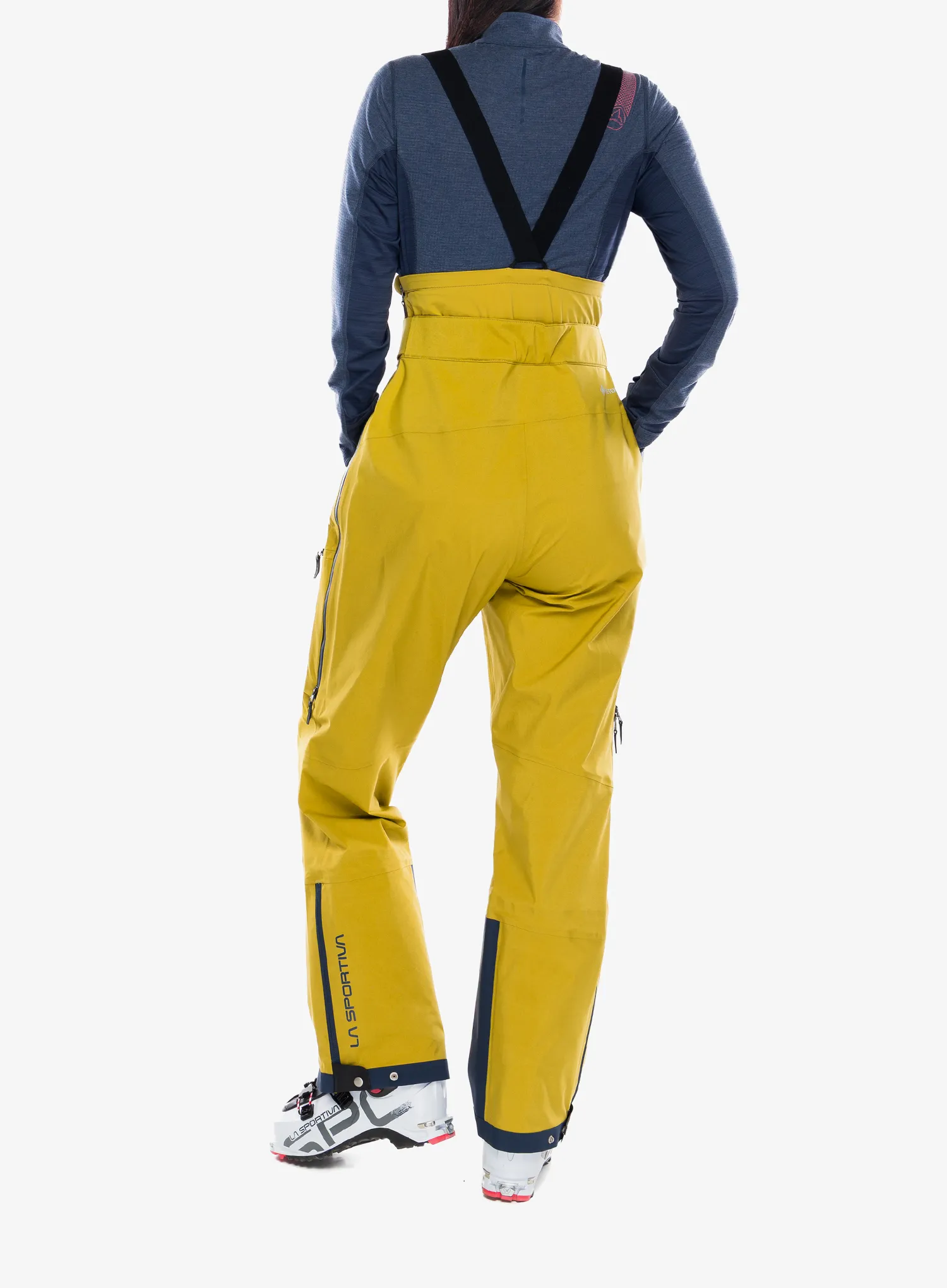 Slidinėjimo kelnės moterims La Sportiva Sender GTX Performance Bib Pants - savana