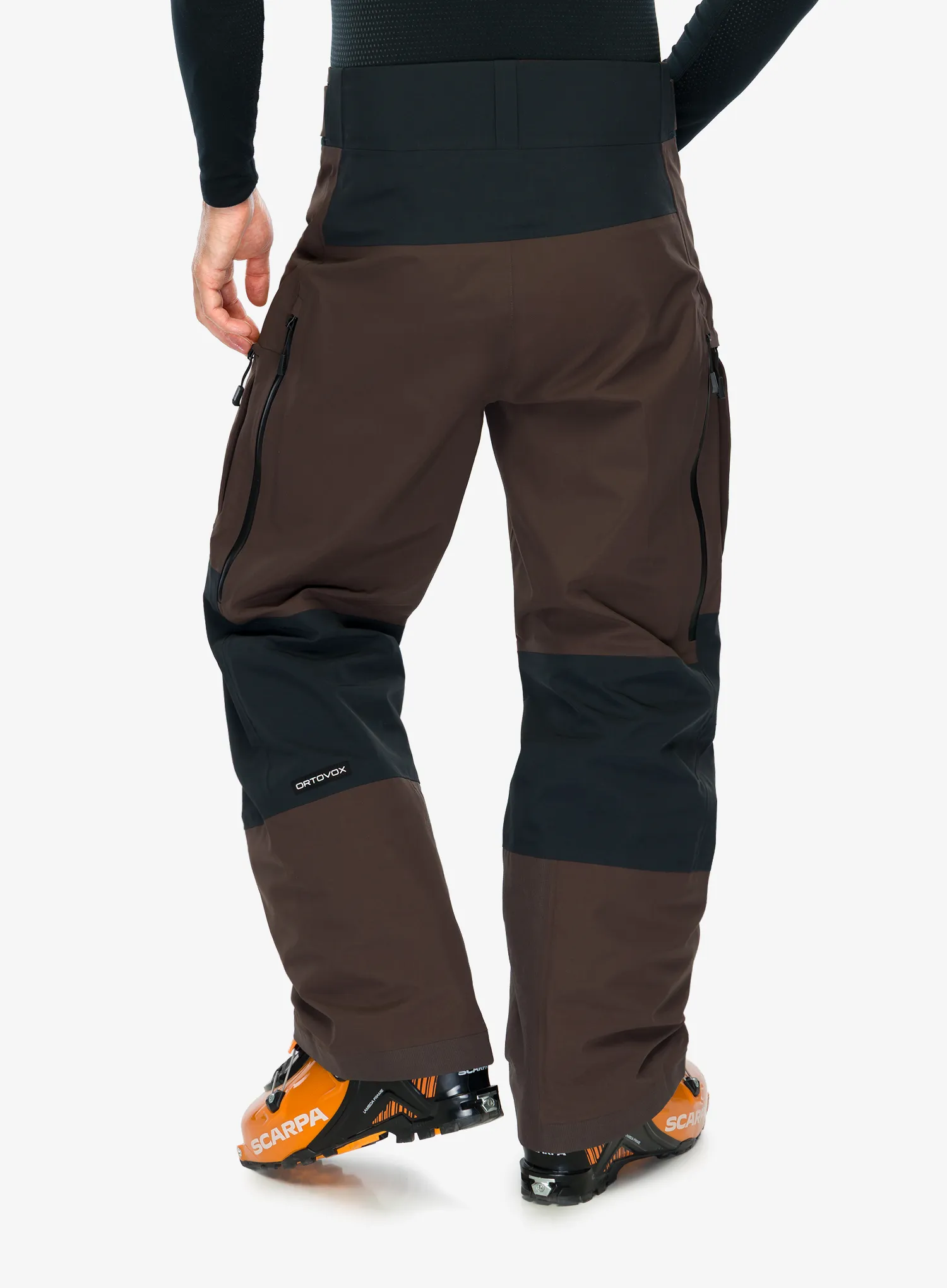 Slidinėjimo kelnės Ortovox Ravine Free 3L Pants - dark chestnut