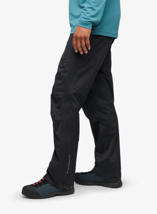 Lietaus kelnės Black Diamond Fineline Stretch FZ Pants - black