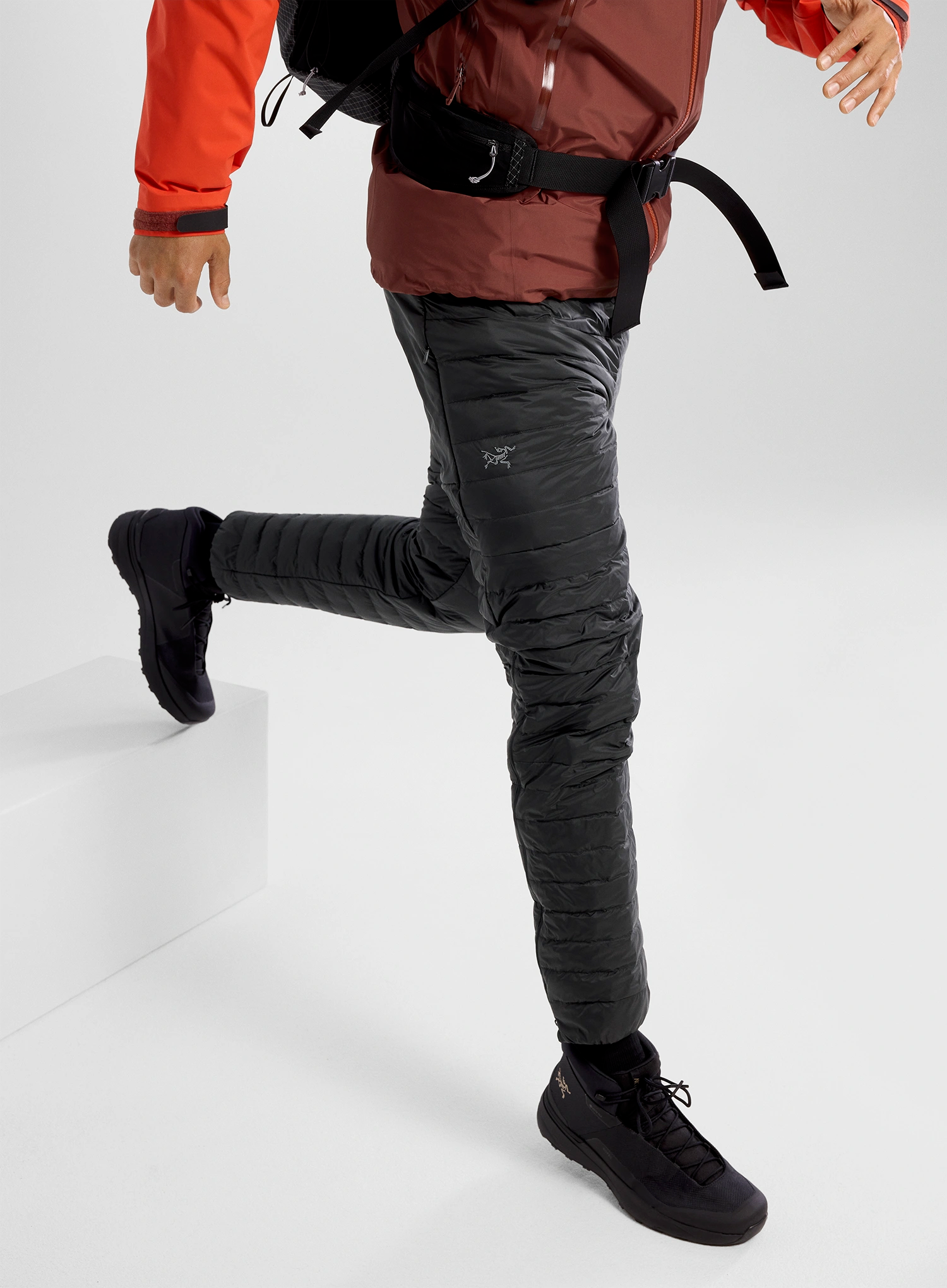 Pūkinės kelnės Arcteryx Cerium Pant - black