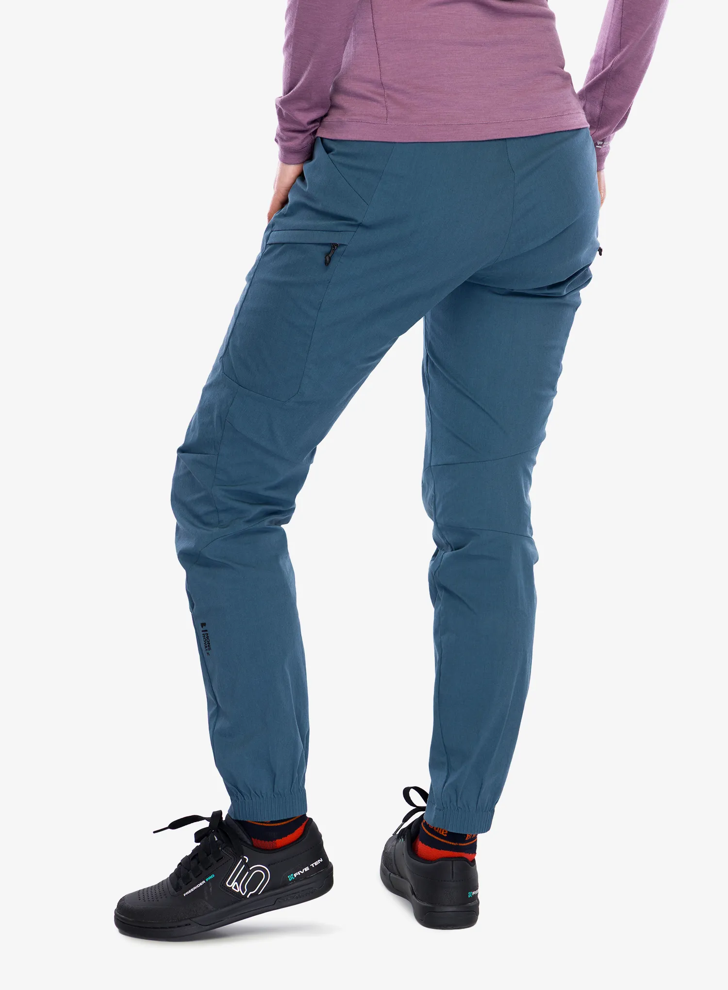 Moteriškos dviračių kelnės Mons Royale Diversion Merino Trail Pants - abyss/abyss