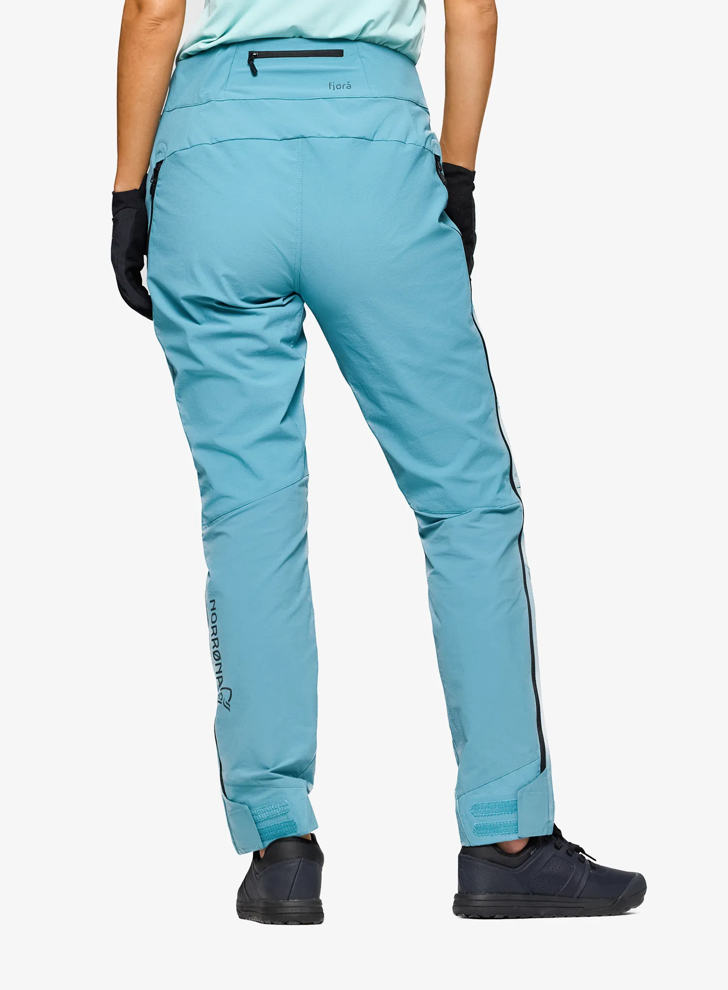 Moteriškos dviračių kelnės Norrona Fjora Flex1 Pants - brittany blue