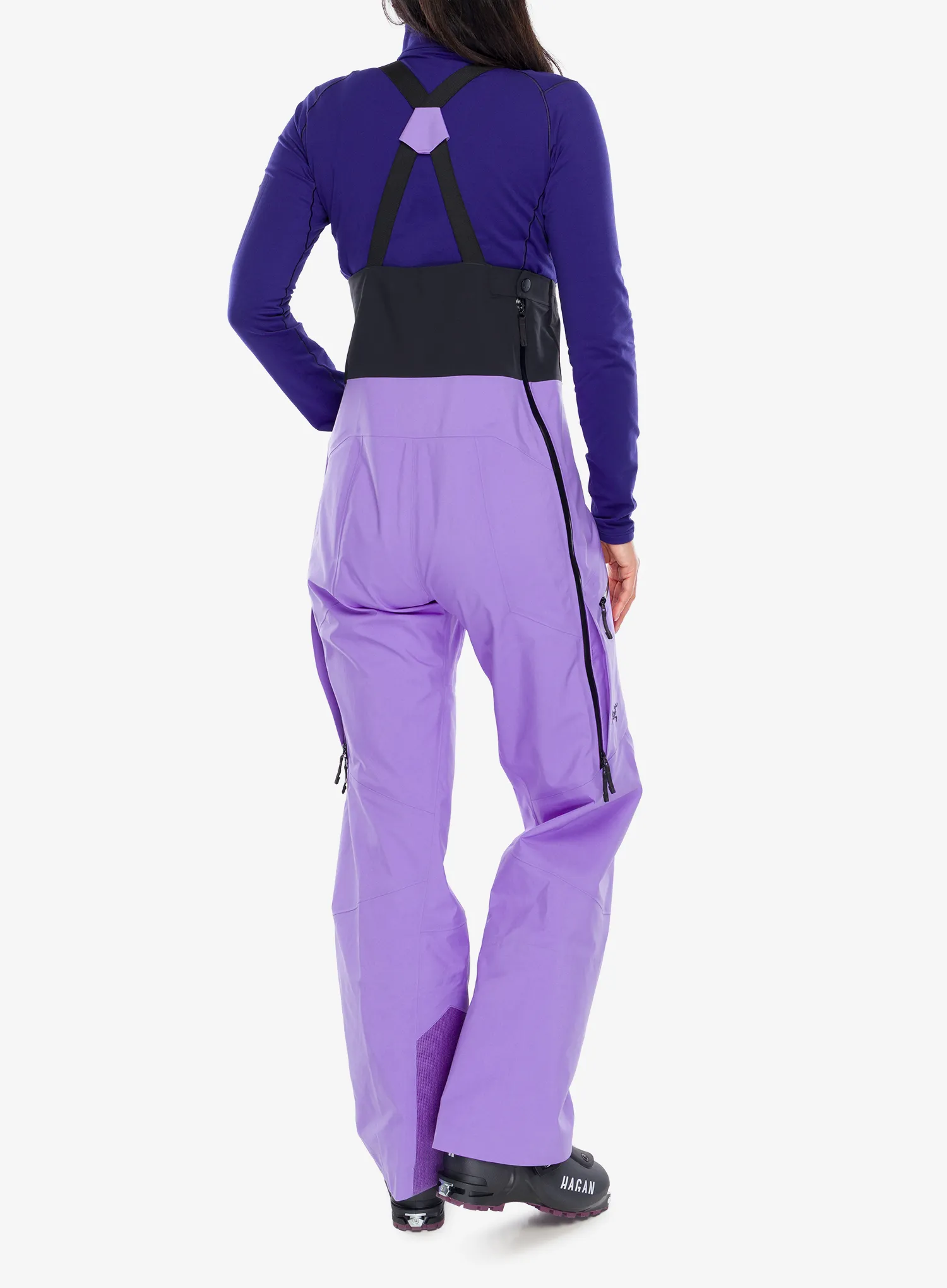 Lietaus kelnės moterims Arcteryx Rush Bib Pant - aster/black