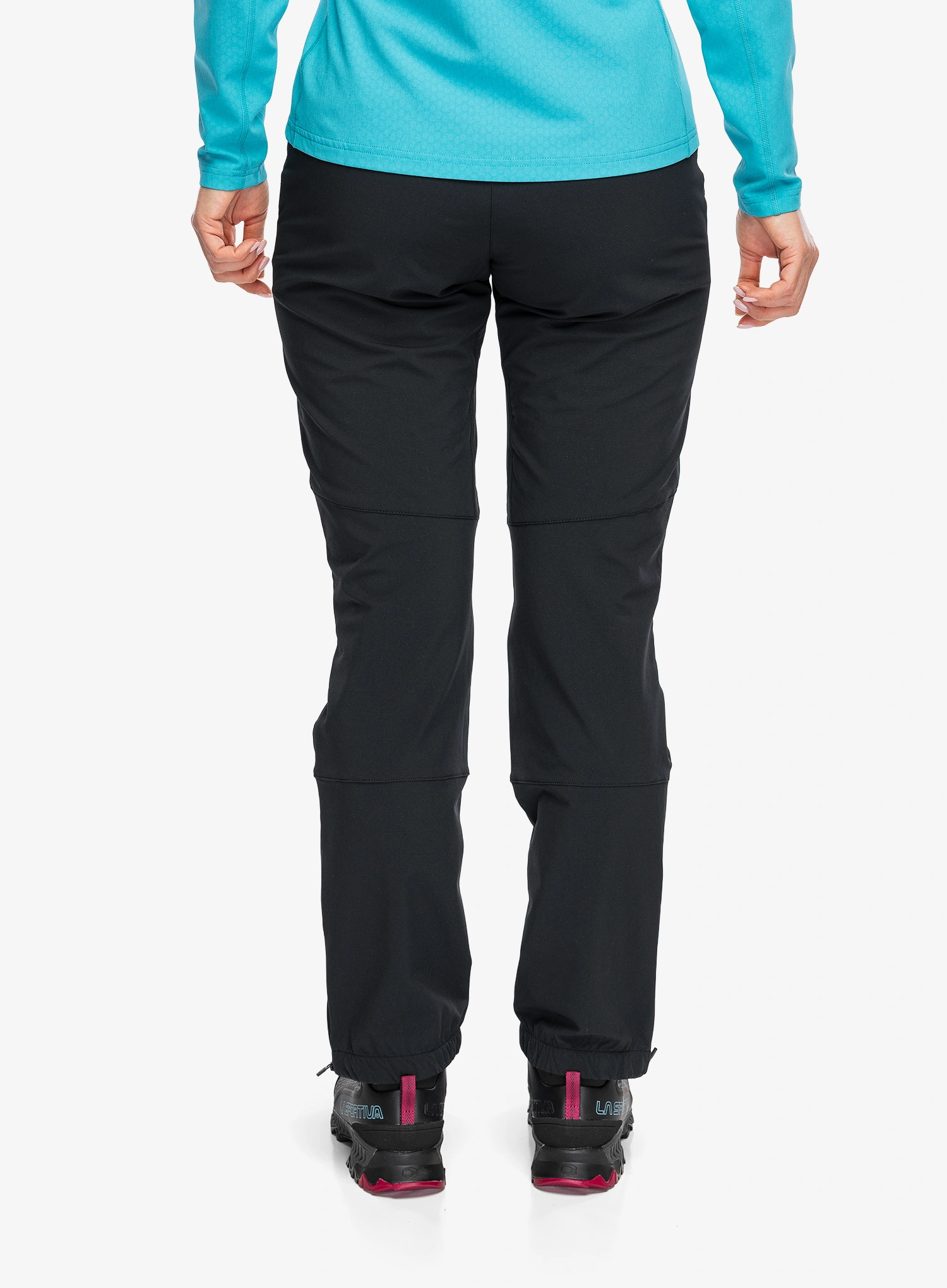 Softshell kelnės moterims Hannah Kash W Pants - anthracite