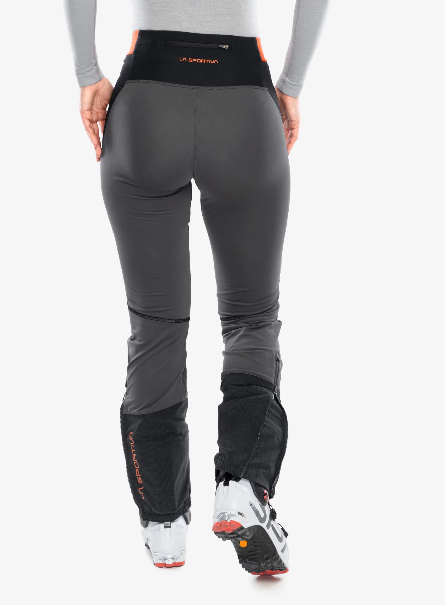 Moteriškos lietaus kelnės La Sportiva Kyril Pant - black/cherry tomato