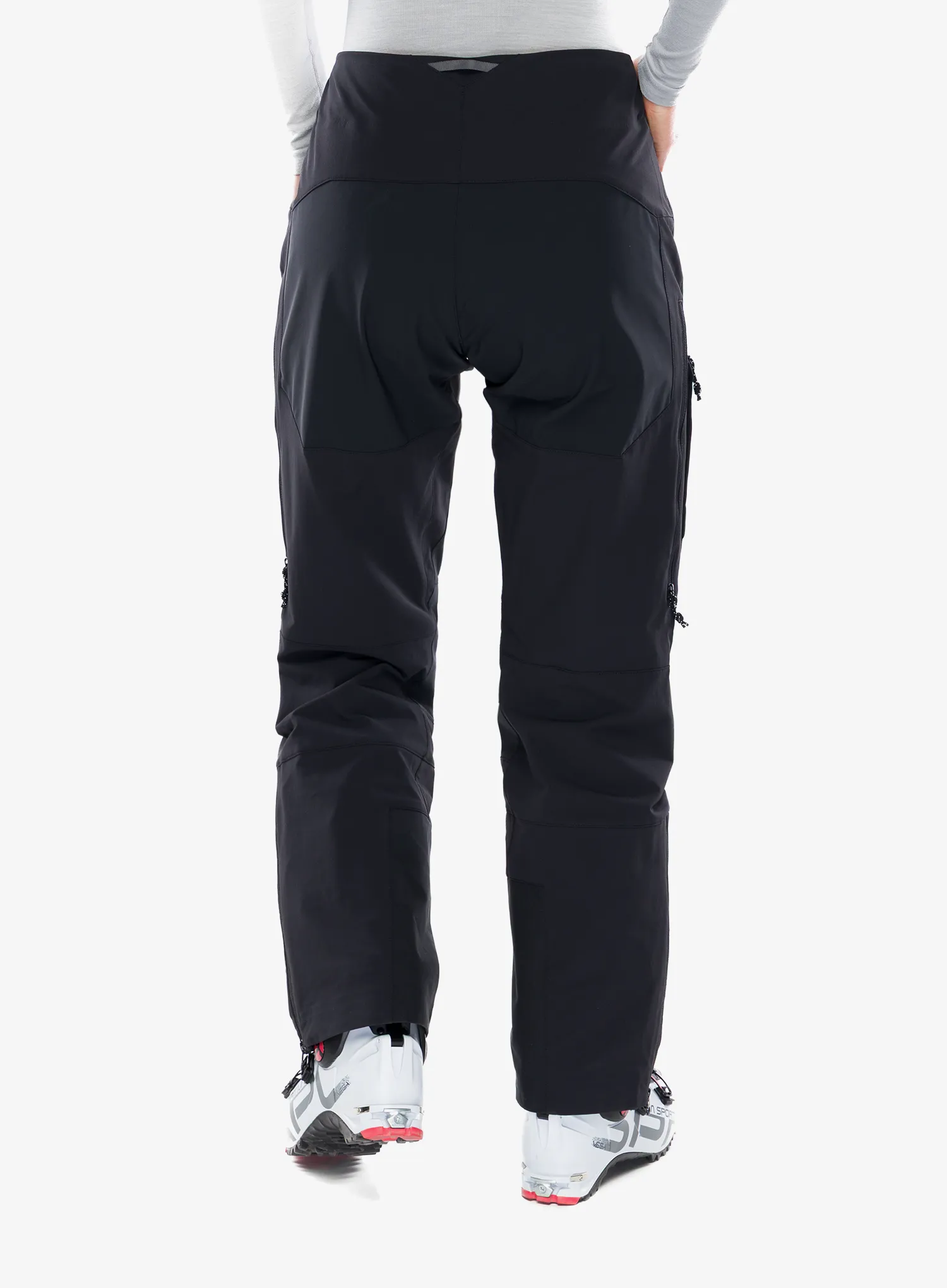 Softshell kelnės moterims Mountain Equipment Epic Pant - black/black