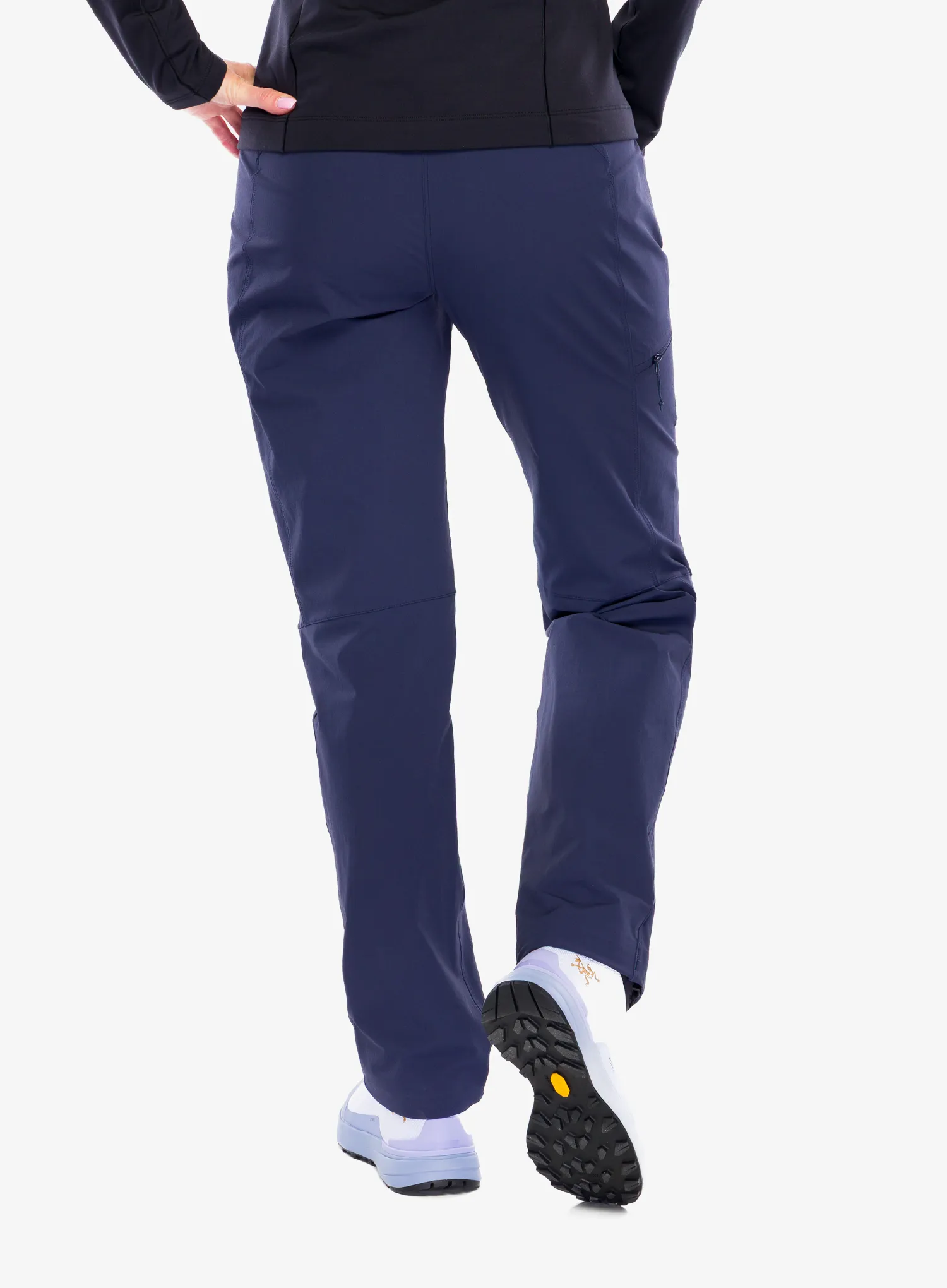 Softshell kelnės moterims Arcteryx Gamma Pant - black sapphire/sapphire