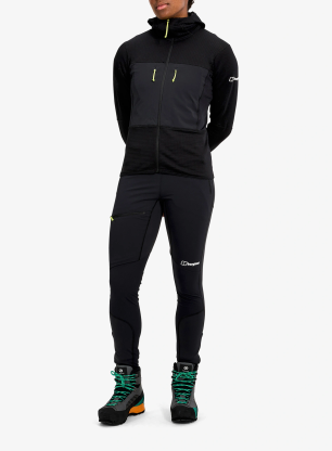 Softshell kelnės moterims Berghaus MTN Guide Alpine Legging - black