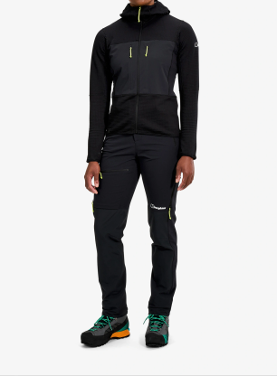 Softshell kelnės moterims Berghaus MTN Guide Alpine Pant - black/blk