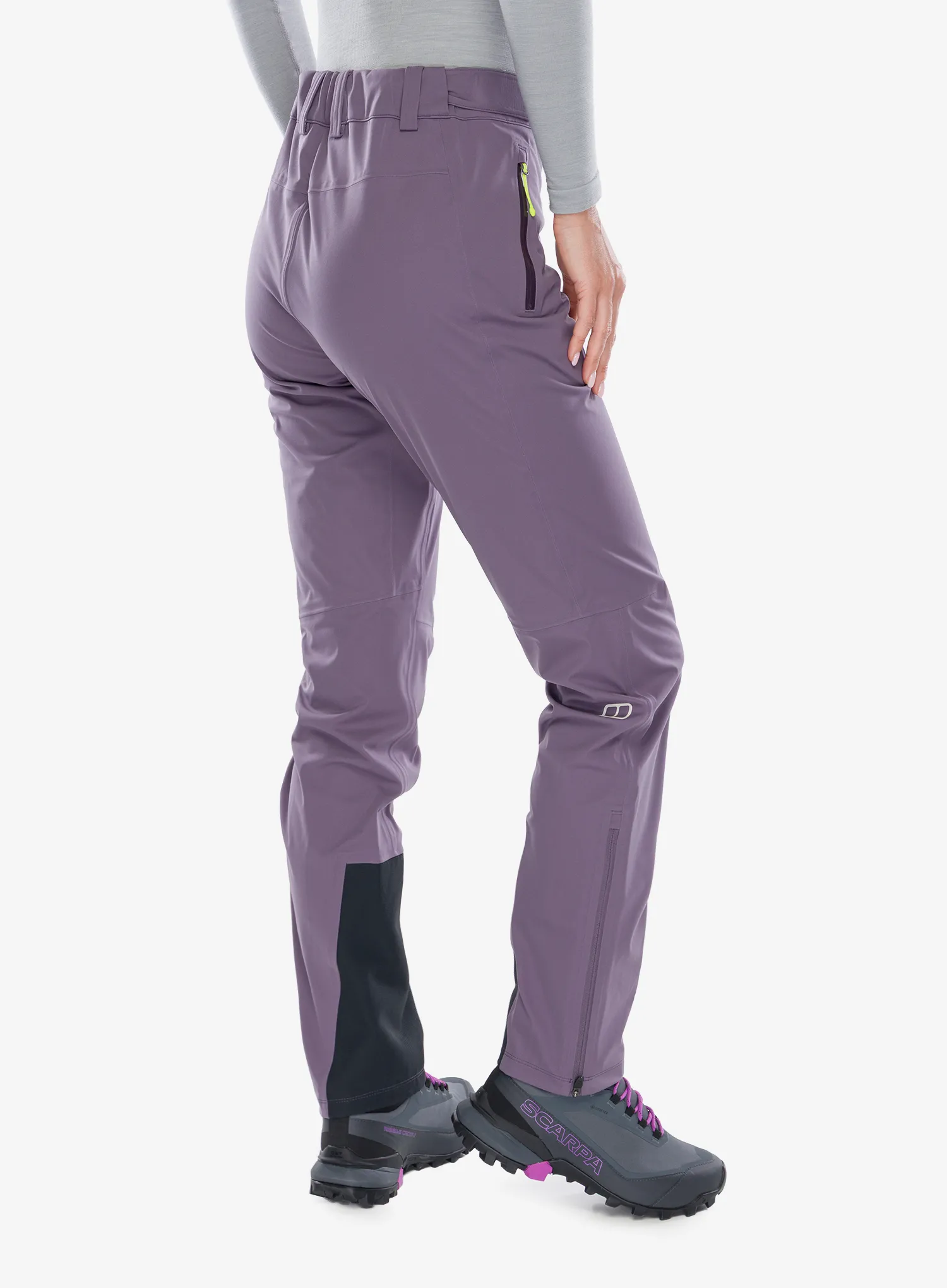 Softshell kelnės moterims Berghaus Ridge-Roamer 3L WP Softshell Pant - purple planet