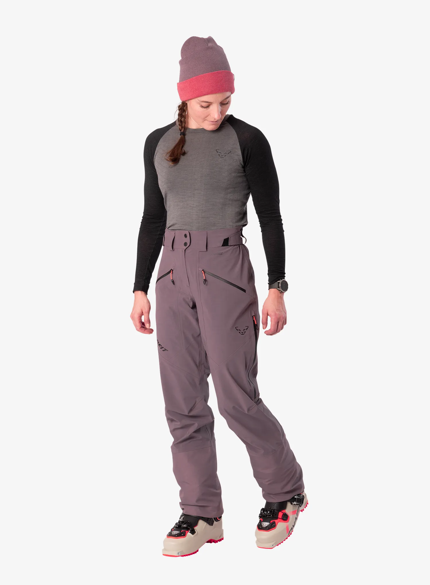 Softshell kelnės moterims Dynafit Radical 3L Pants - ephemera