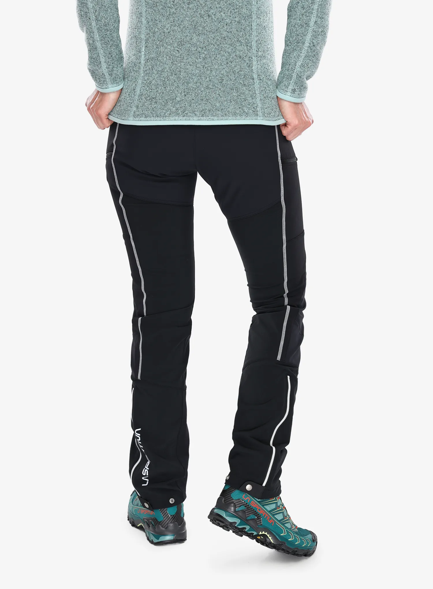 Softshell kelnės moterims La Sportiva Zupo 2.0 Pant - black/black