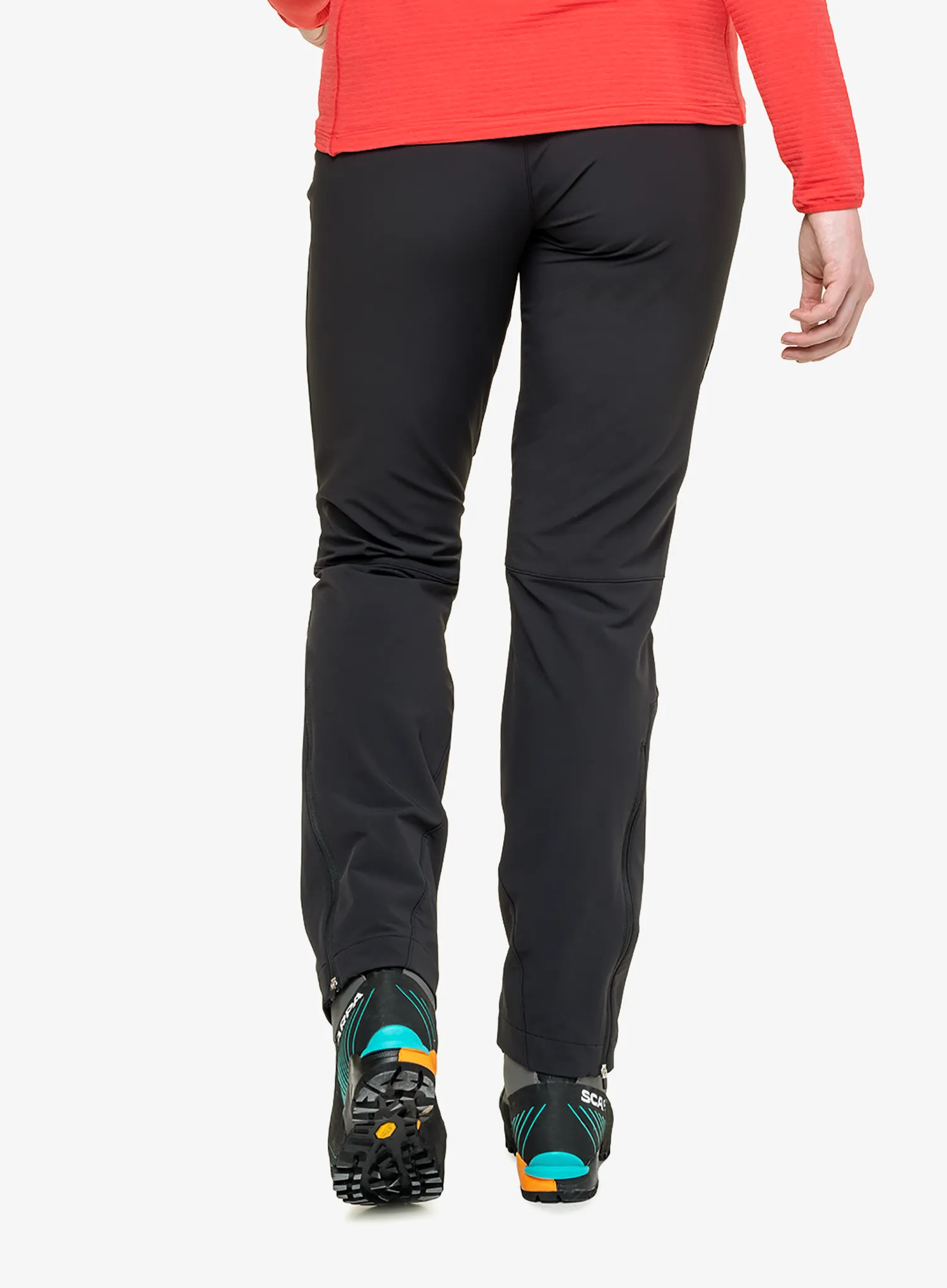 Softshell kelnės moterims Mountain Equipment Chamois Pant - black/black