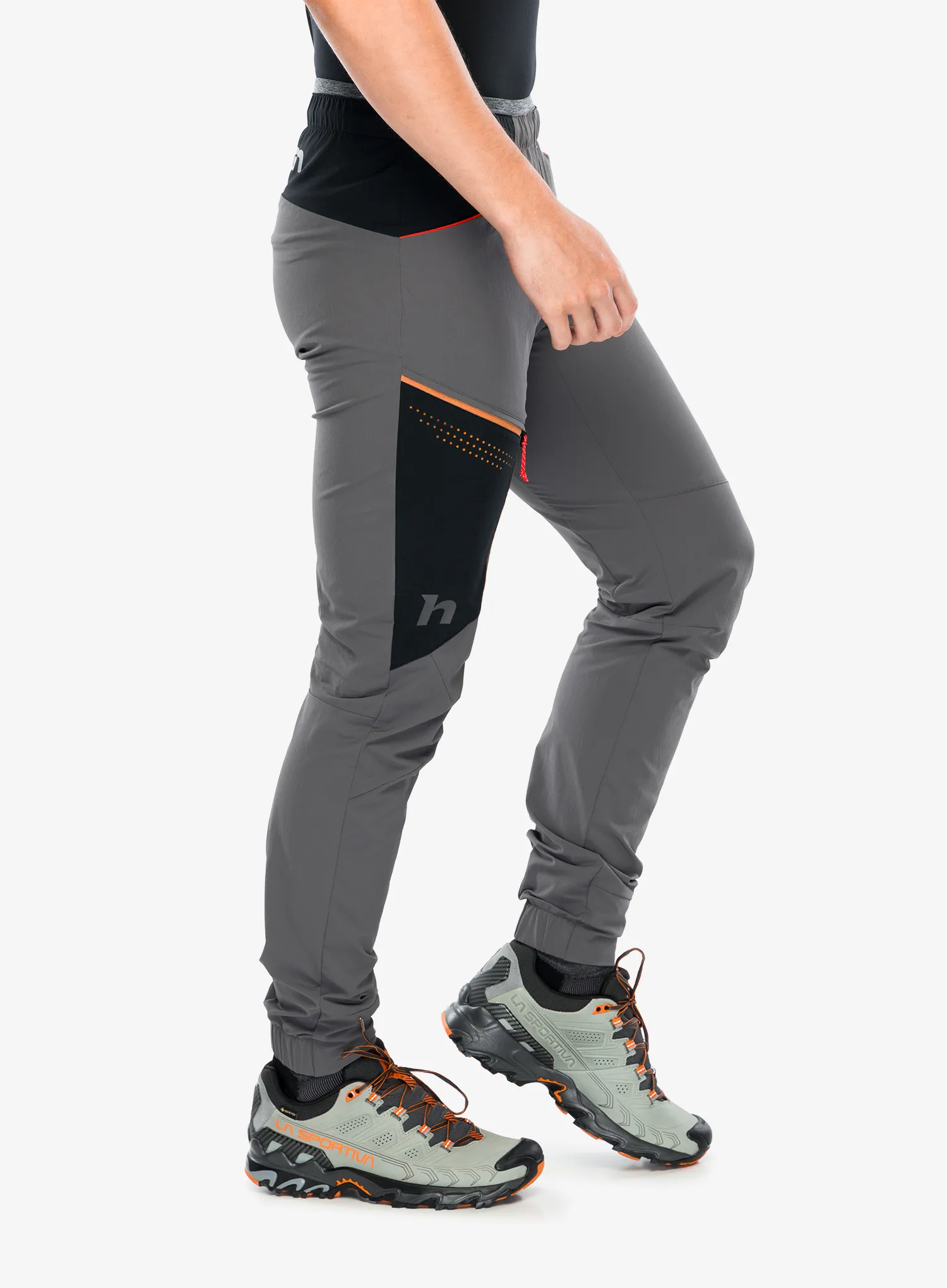 Softshell kelnės Hannah Taget - pavement/anthracite