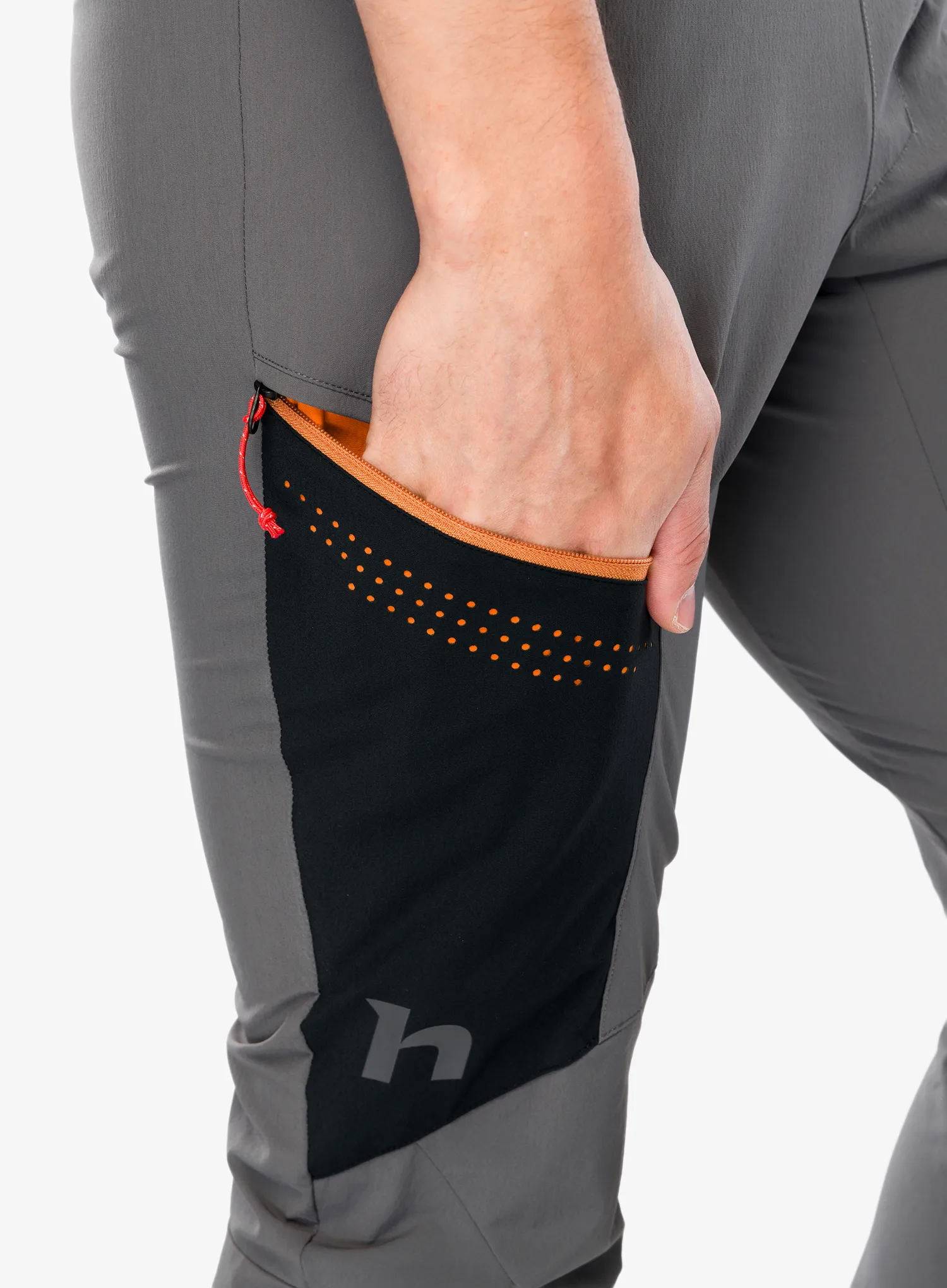 Softshell kelnės Hannah Taget - pavement/anthracite