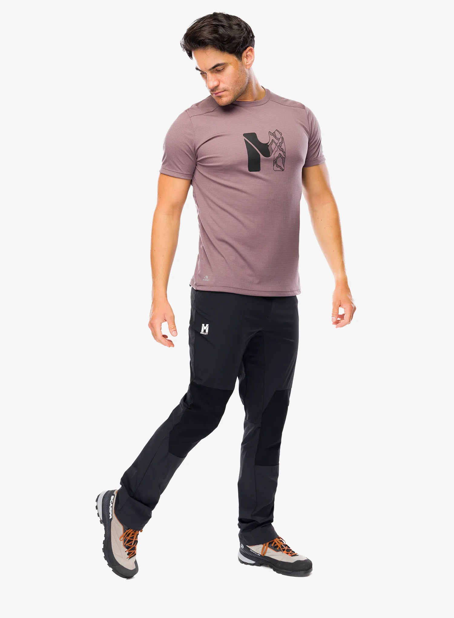 Softshell kelnės Millet Kamet Xcs Light Pant - black/noir