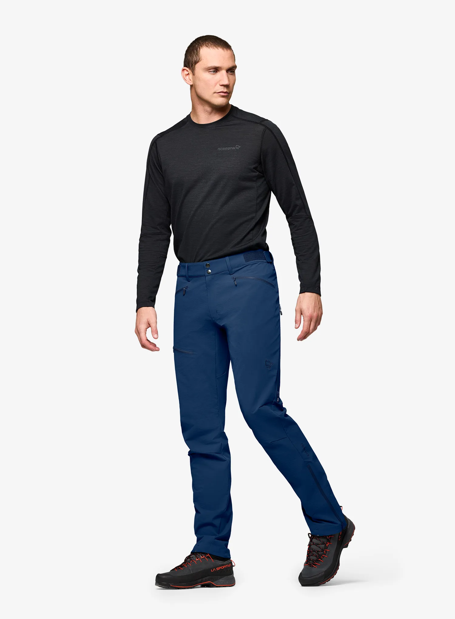 Softshell kelnės Norrona Falketind Flex1 Pants - indigo night