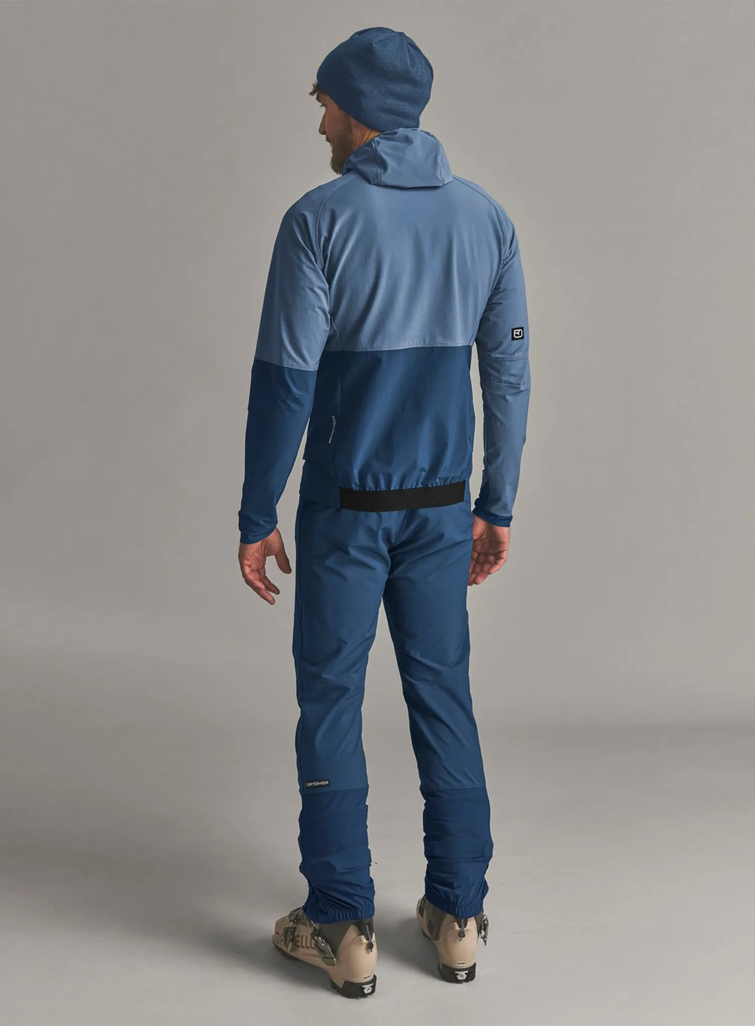 Softshell kelnės Ortovox Venet Softshell Pants - blue nunatak