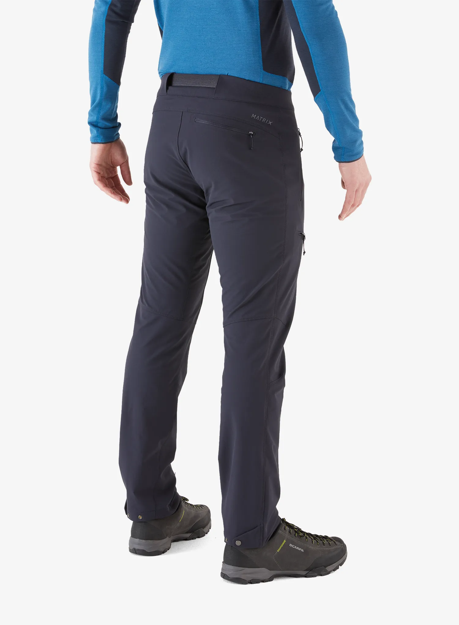 Softshell kelnės Rab Incline AS Pants - ebony