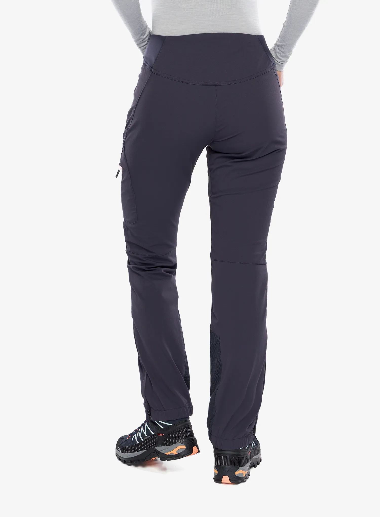 Žygio kelnės moterims CMP Fonda Pant - antracite/pink