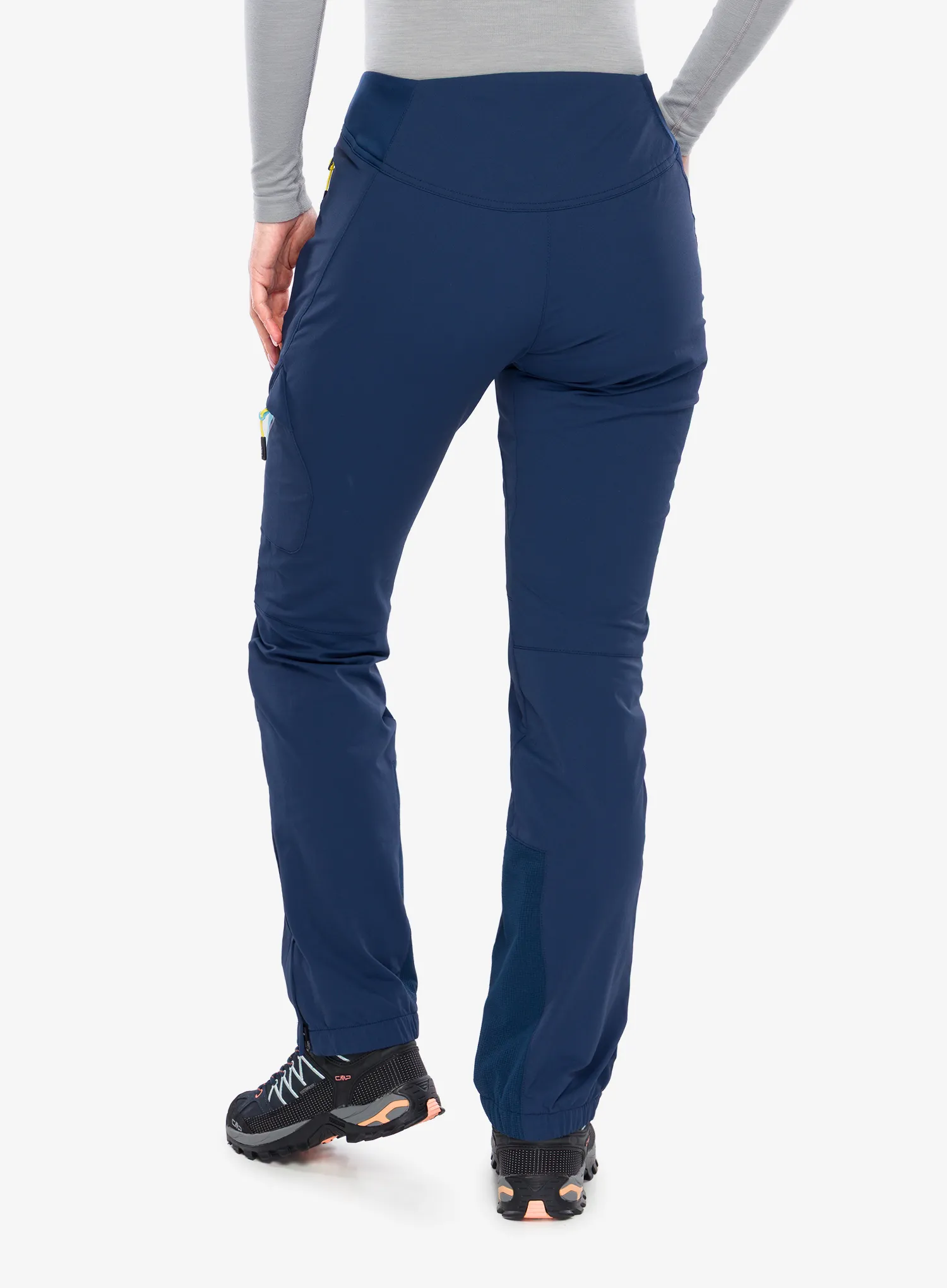 Žygio kelnės moterims CMP Fonda Pant - blue ink