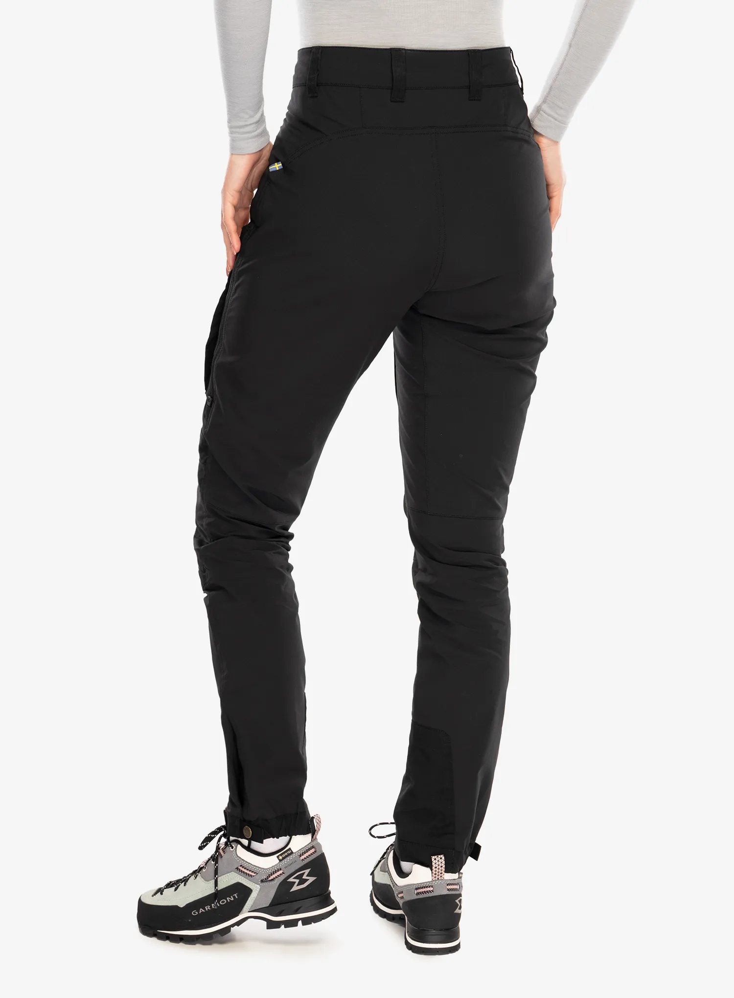 Žygio kelnės moterims Fjallraven Keb Agile Trousers - black