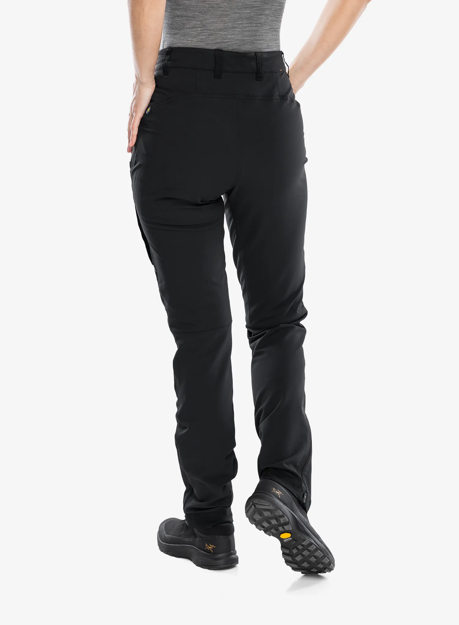 Žygio kelnės moterims Fjallraven Keb Agile Winter Trousers - black