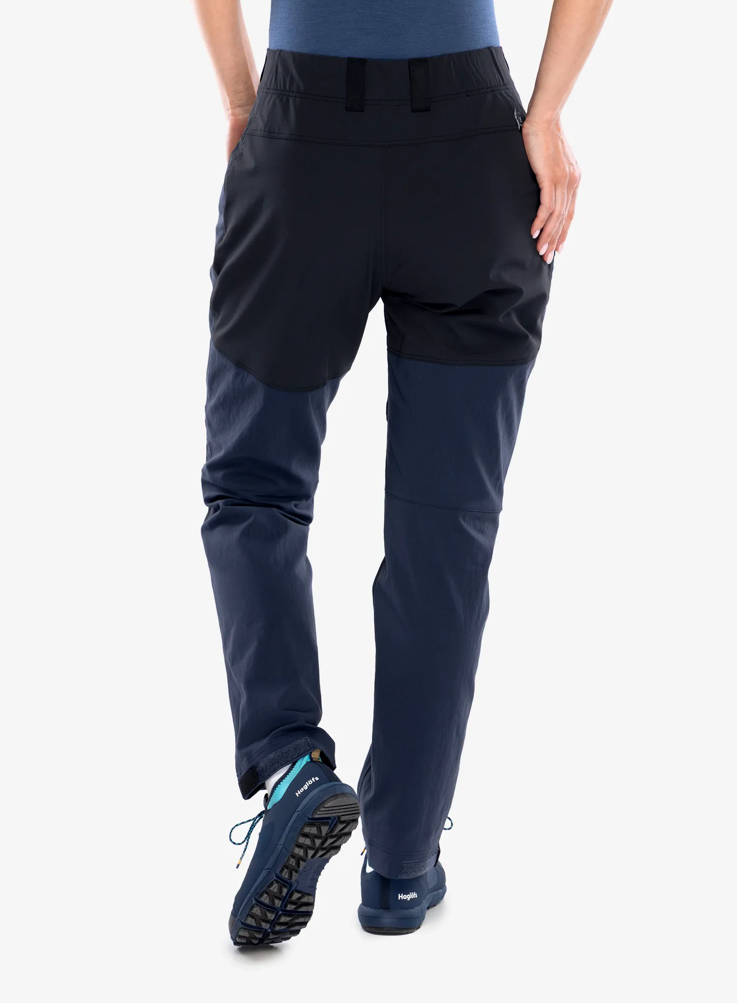 Žygio kelnės moterims Haglofs Mid Standard Pant - tarn blue/true black