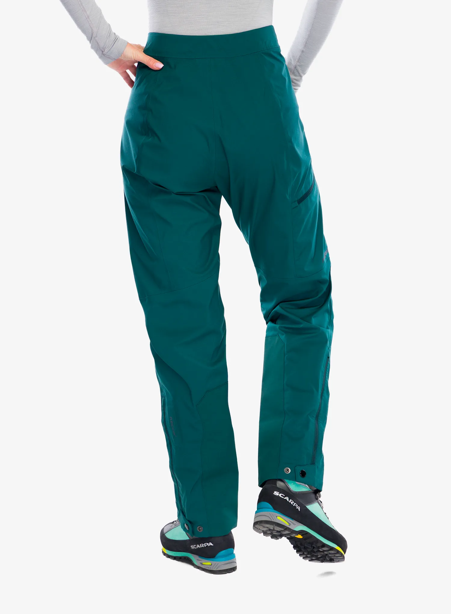 Žygio kelnės moterims Patagonia Mixed Alpine Pants - cascade green