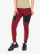 Žygio kelnės moterims Salewa Puez DST Warm Cargo Tights - syrah/black out