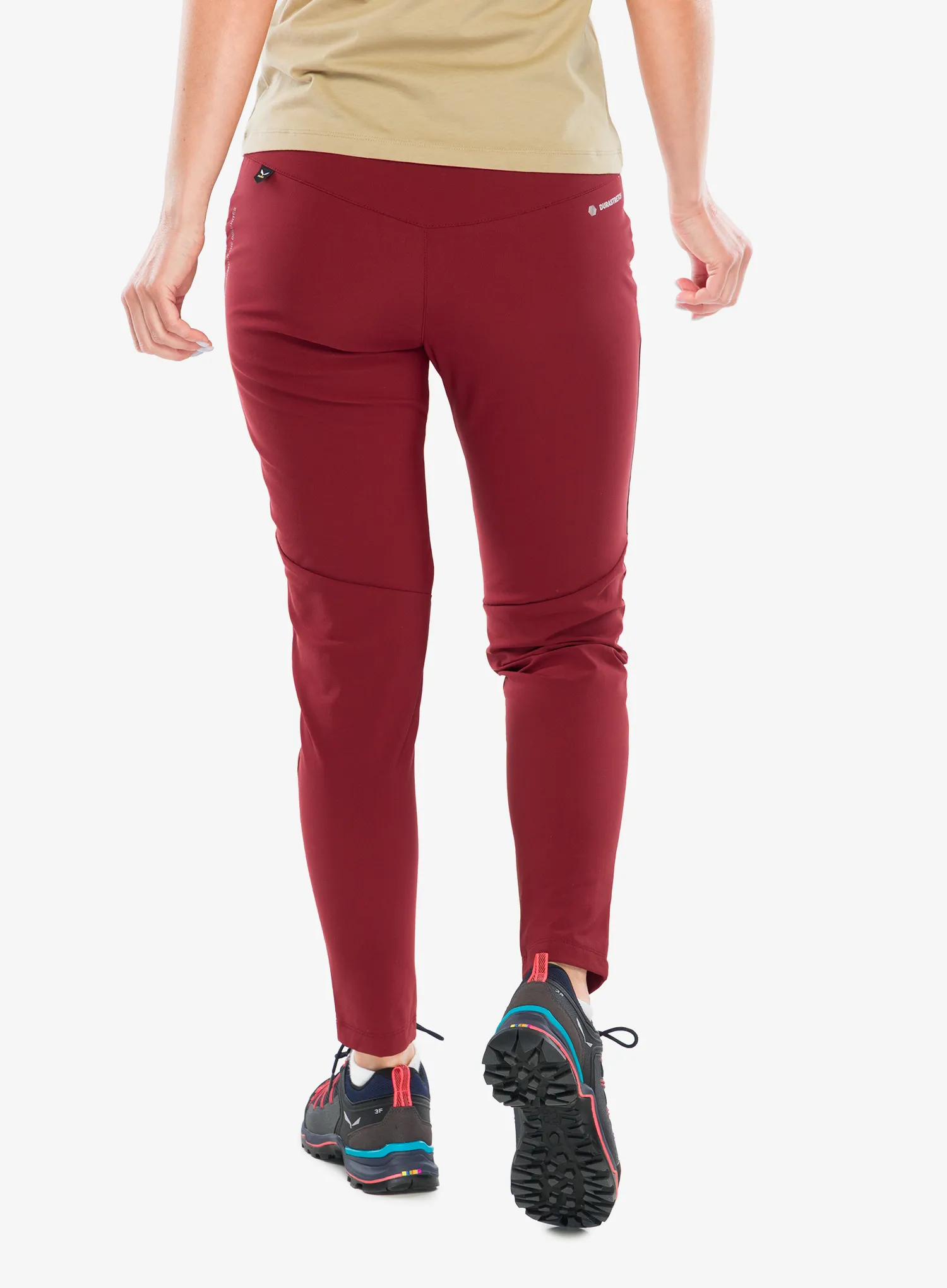 Žygio kelnės moterims Salewa Puez DST Warm Cargo Tights - syrah/black out