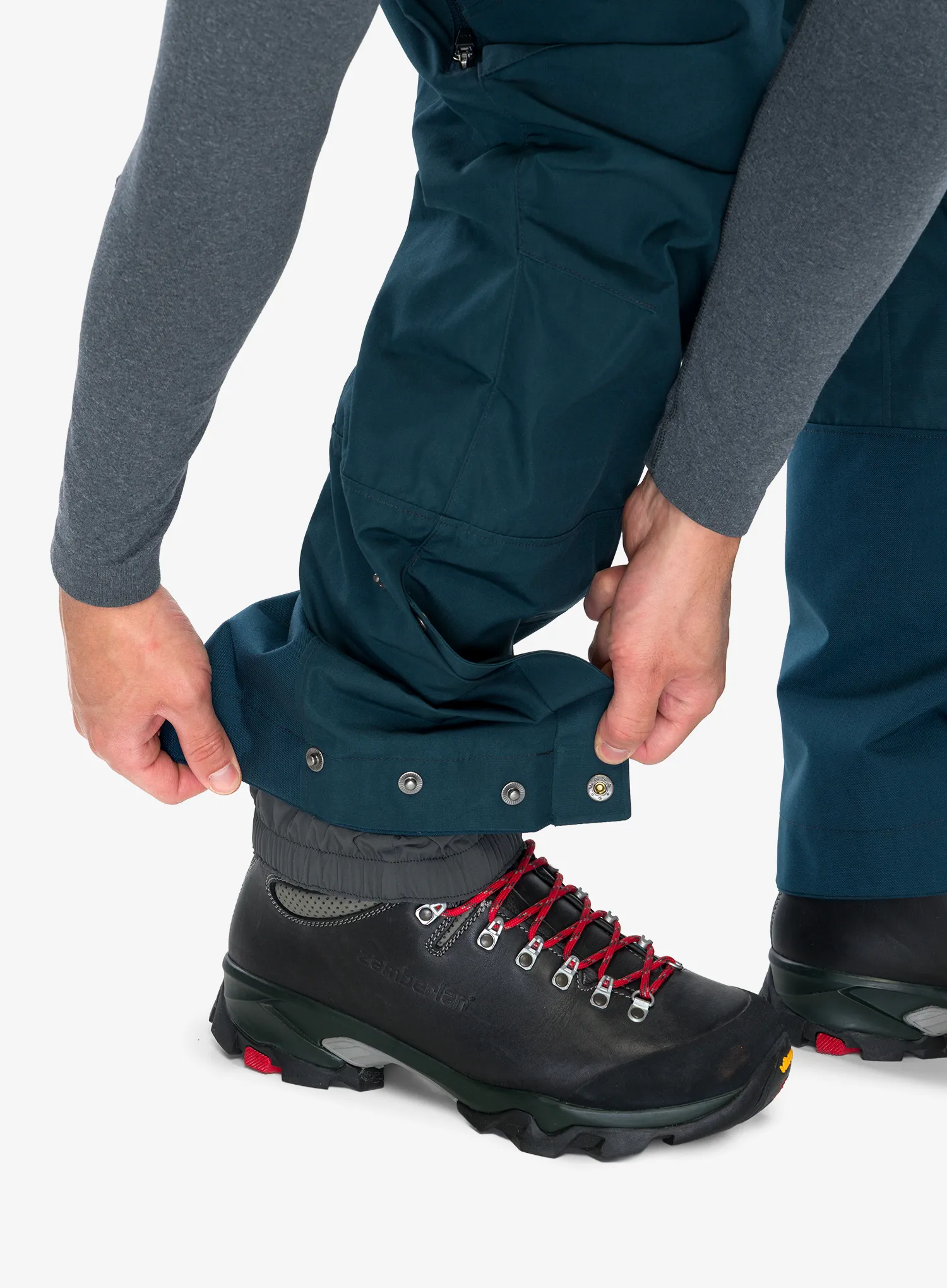Žygio kelnės Fjallraven Bergtagen G-1000 Trousers - mountain blue