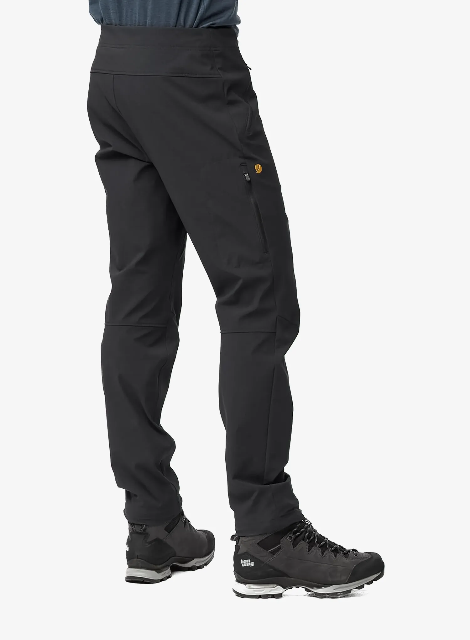 Žygio kelnės Fjallraven Bergtagen Stretch Trousers - black