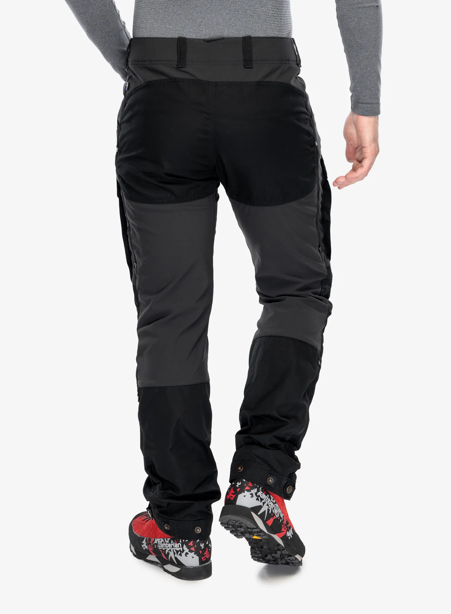 Žygio kelnės Fjallraven Keb Trousers - black/black