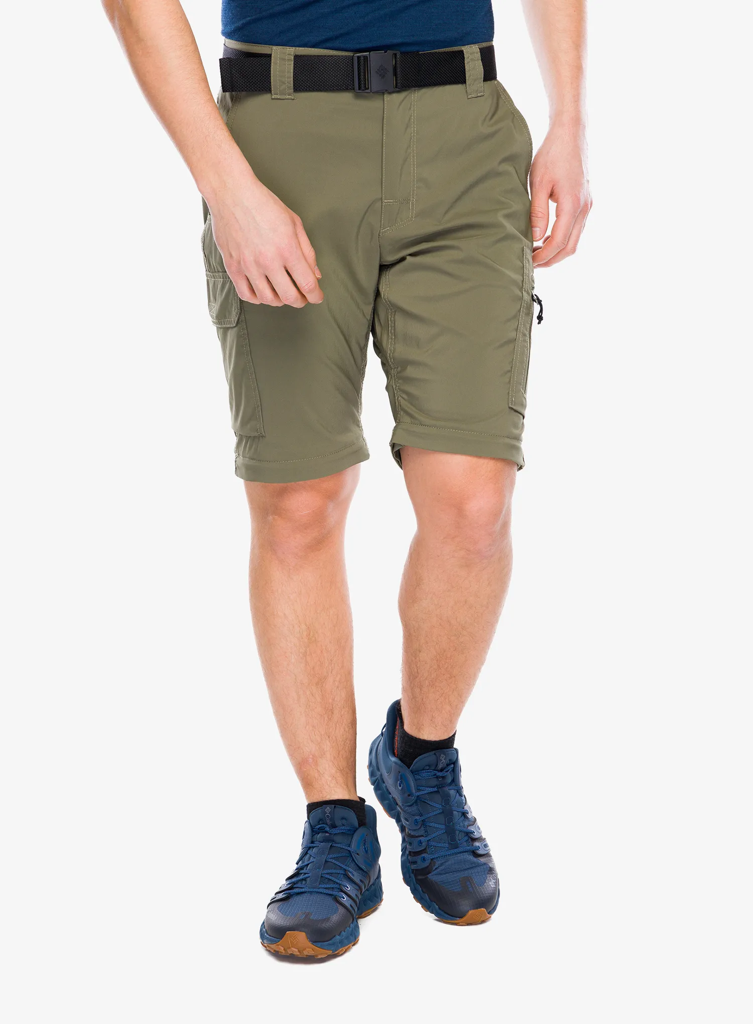 Turistinės kelnės Columbia Silver Ridge Utility Convertible Pant - stone green