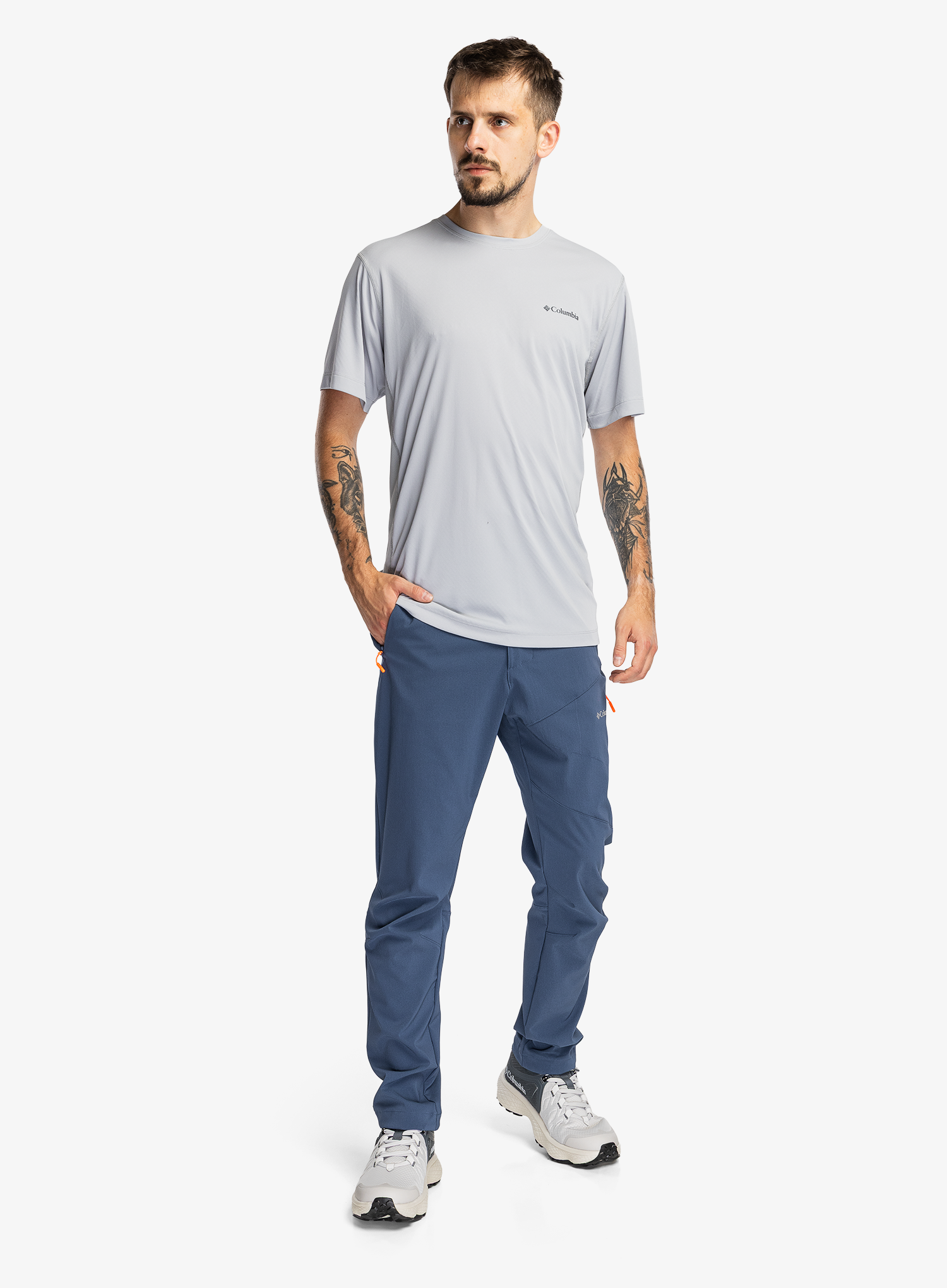 Turistinės kelnės Columbia Tech Softshell Pant - dark mountain