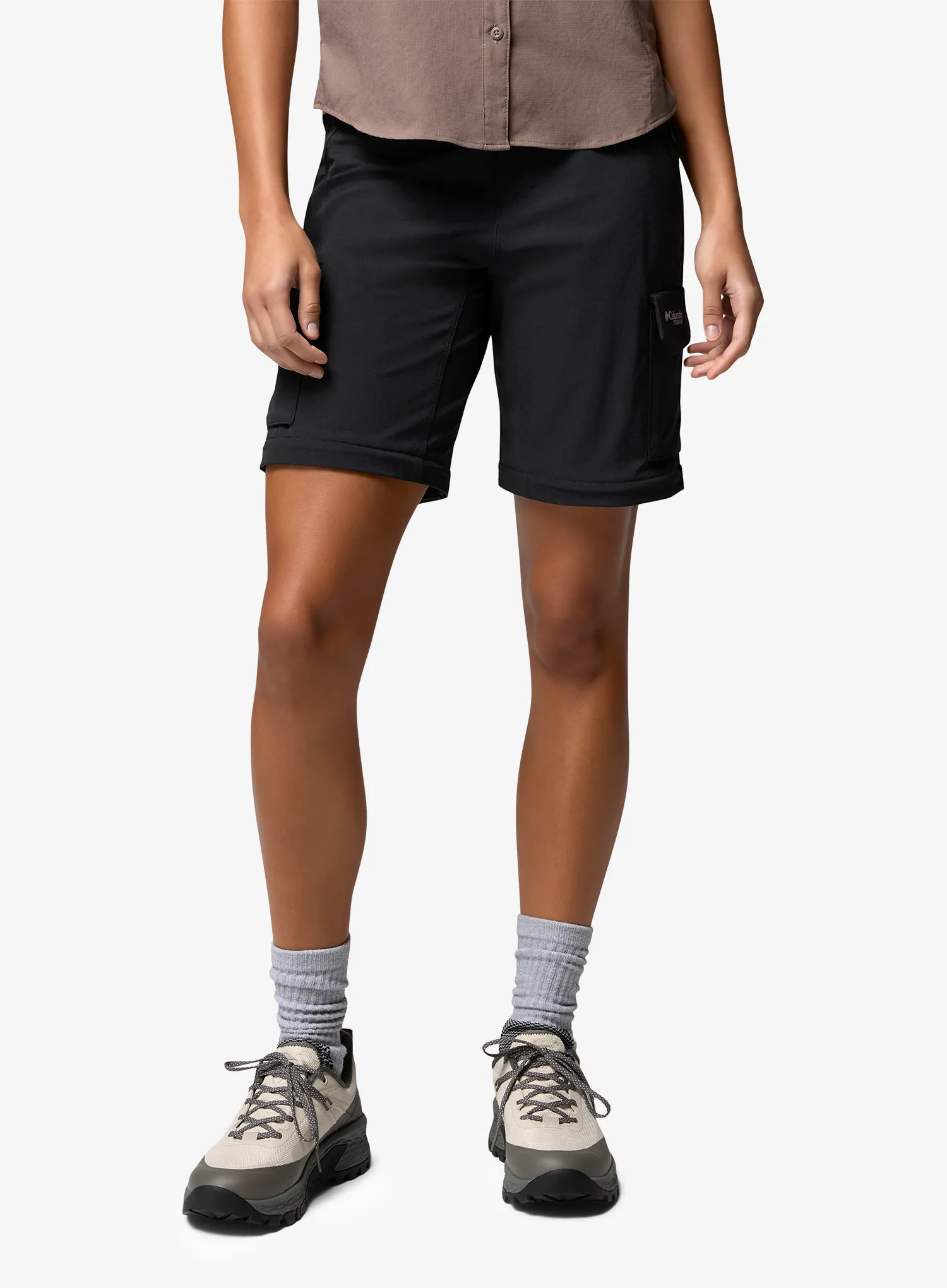 Turistinės kelnės moterims Columbia Silver Ridge Elite Convertible Pant - black