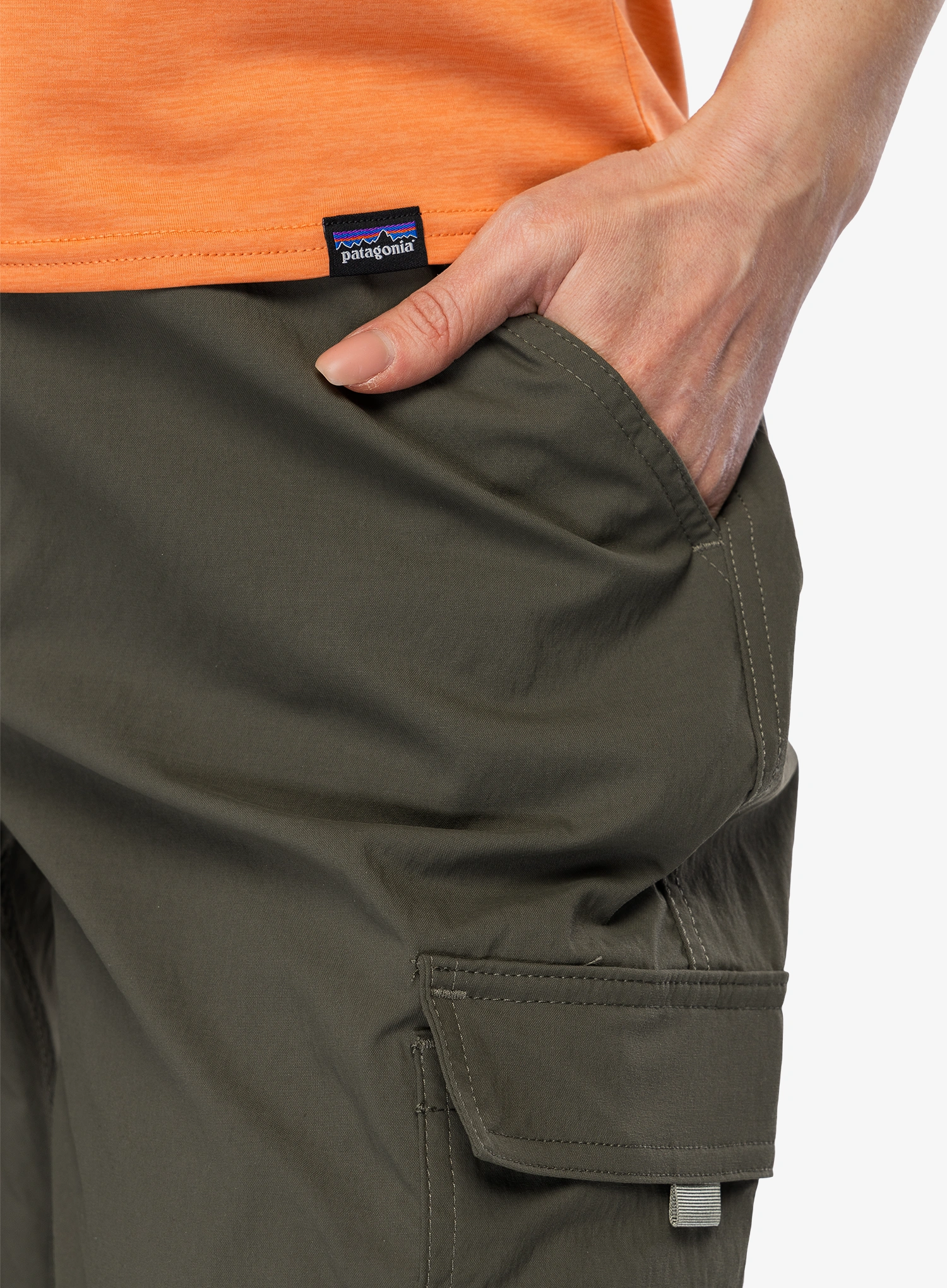 Turistinės kelnės moterims Patagonia Outdoor Everyday Cargo Pants - basin green