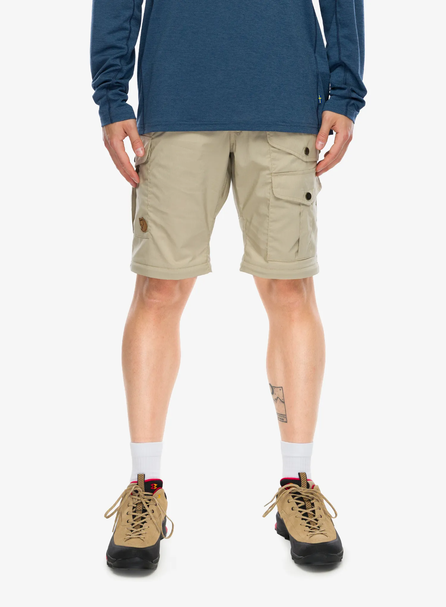 Turistinės kelnės Fjallraven Vidda Pro Lite Zip-off Trs - fossil