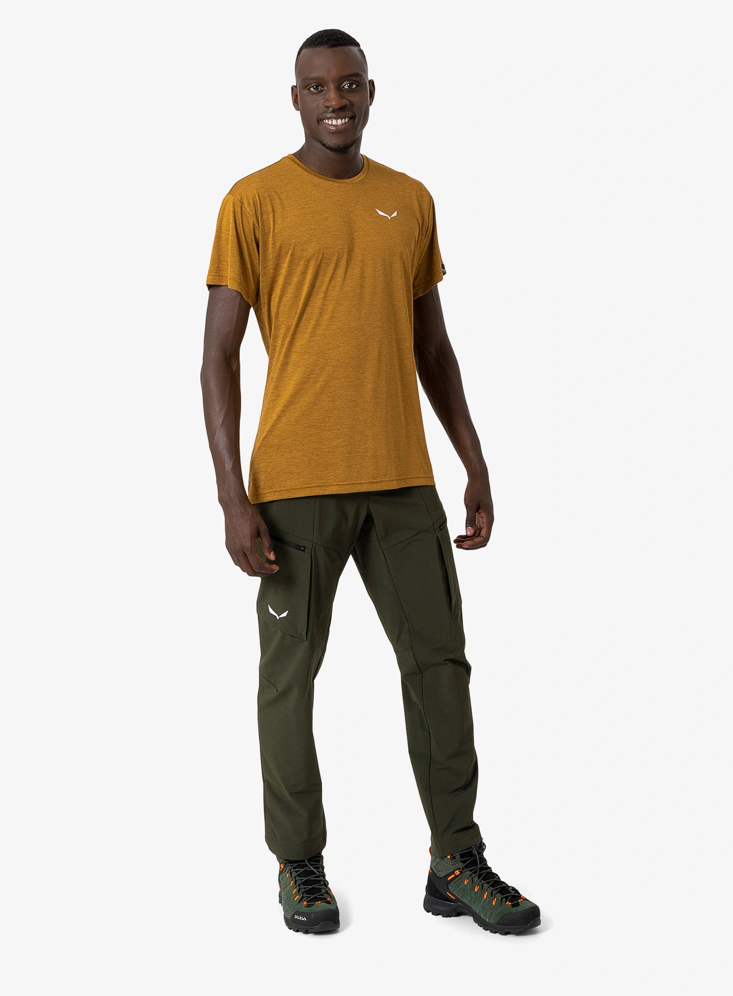 Turistinės kelnės Salewa Puez DST Cargo Pants - dark olive